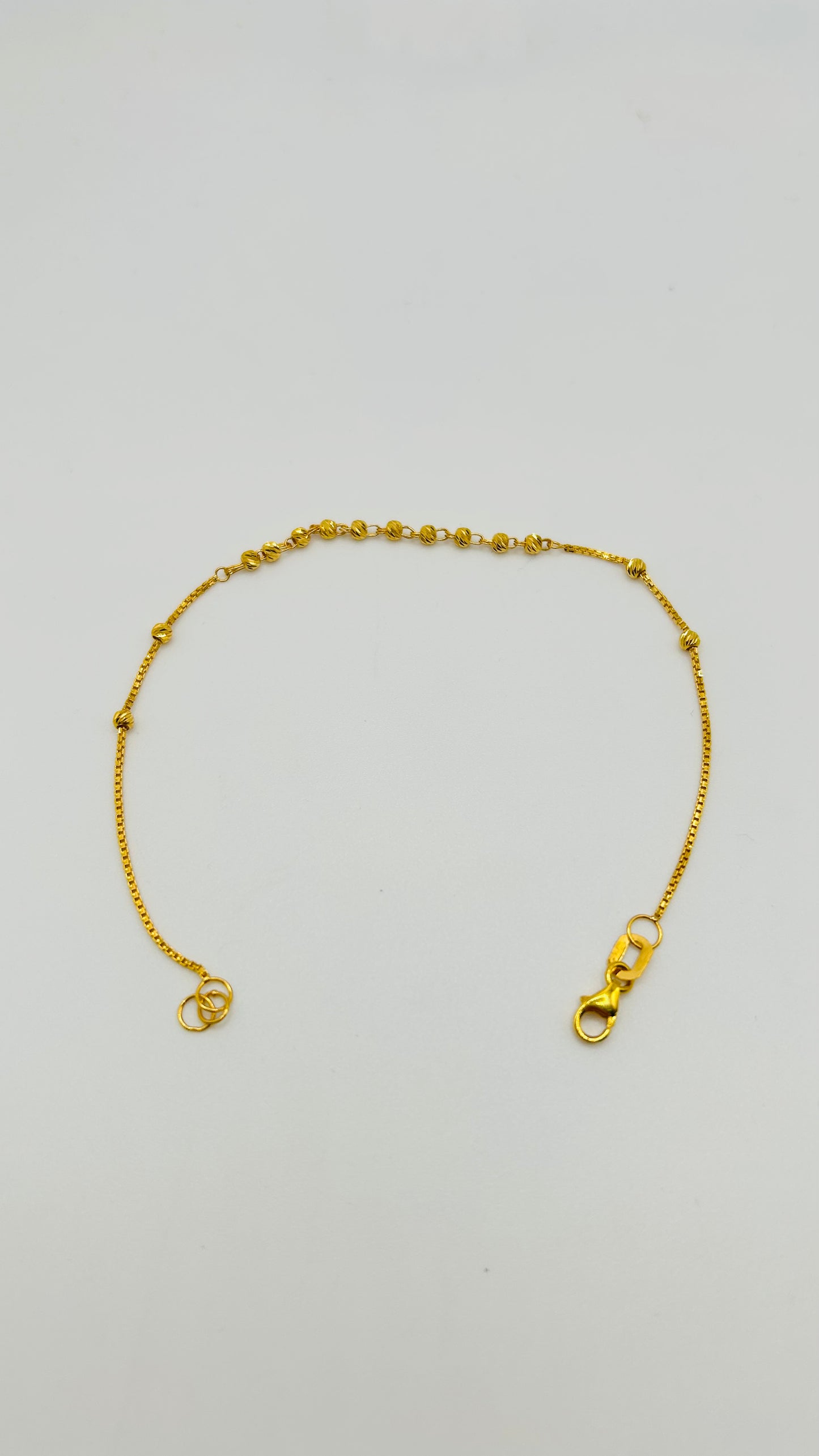 22ct Gold Ladies Bracelet – 2.0g – 7.5 Inches (Hallmarked)