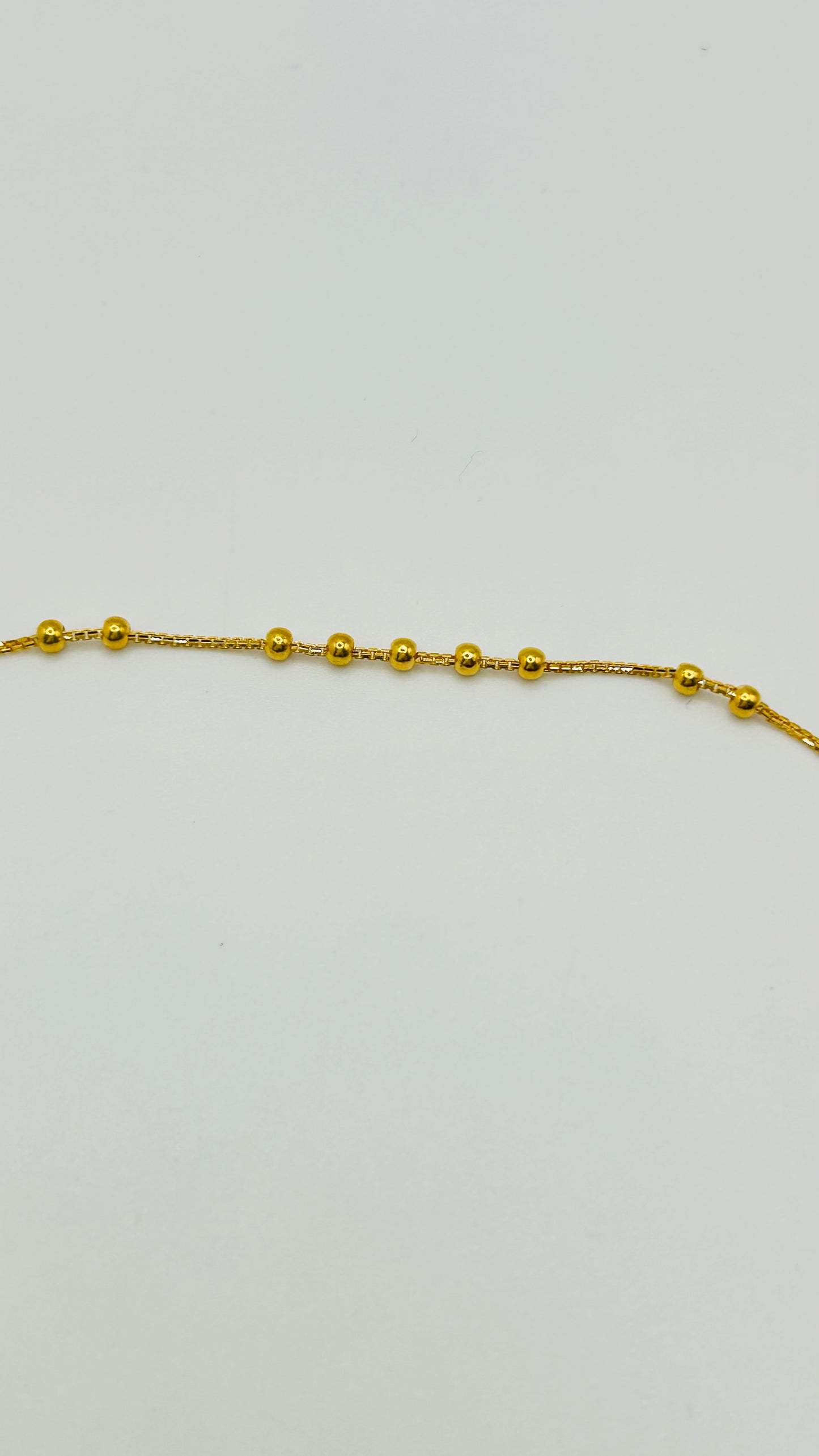 22ct Gold Ladies Bracelet – 2.2g – 7.5 Inches (Hallmarked)