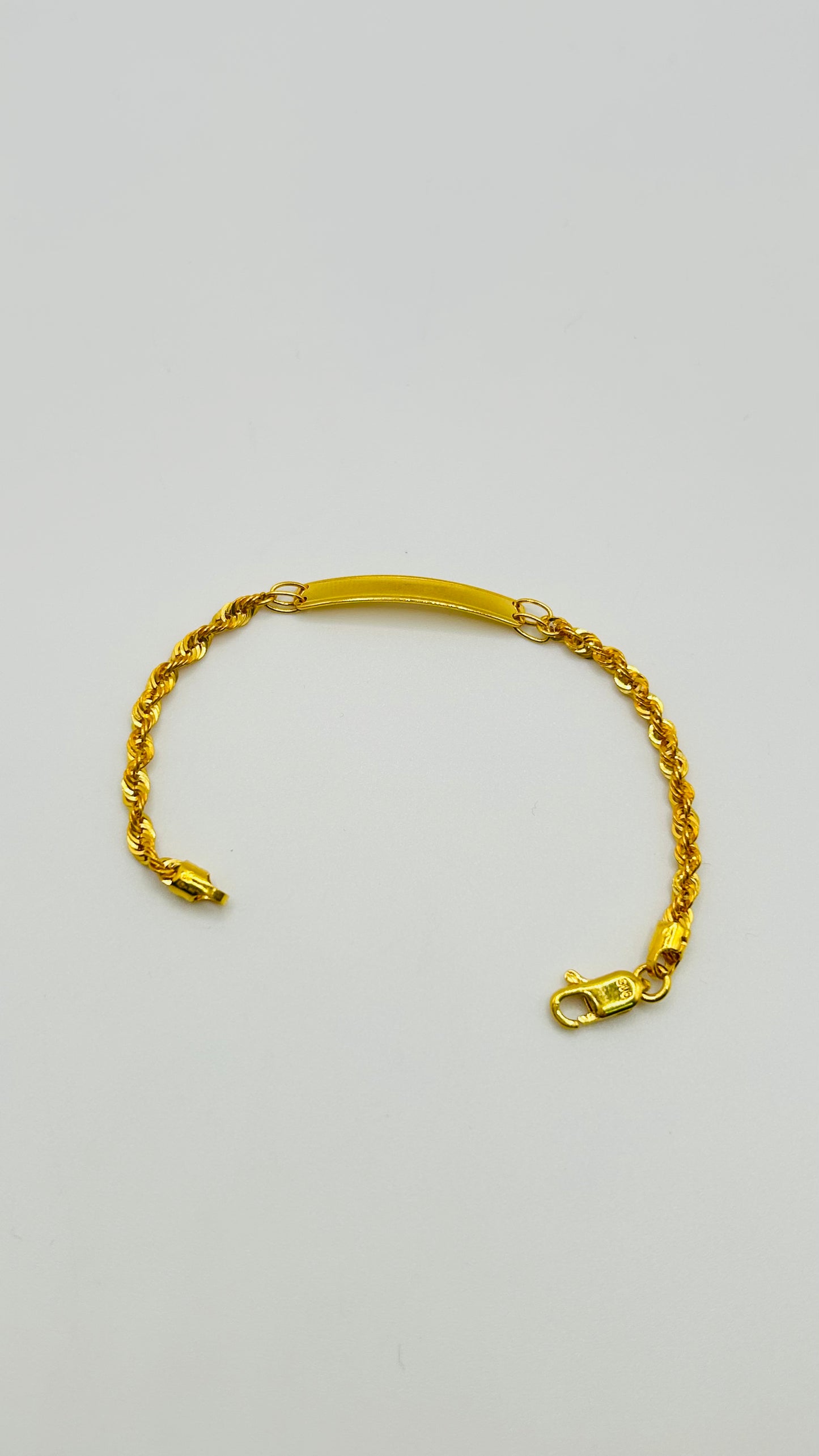 22ct Gold Baby Bracelet – 2.6g – 5 Inches (Hallmarked)