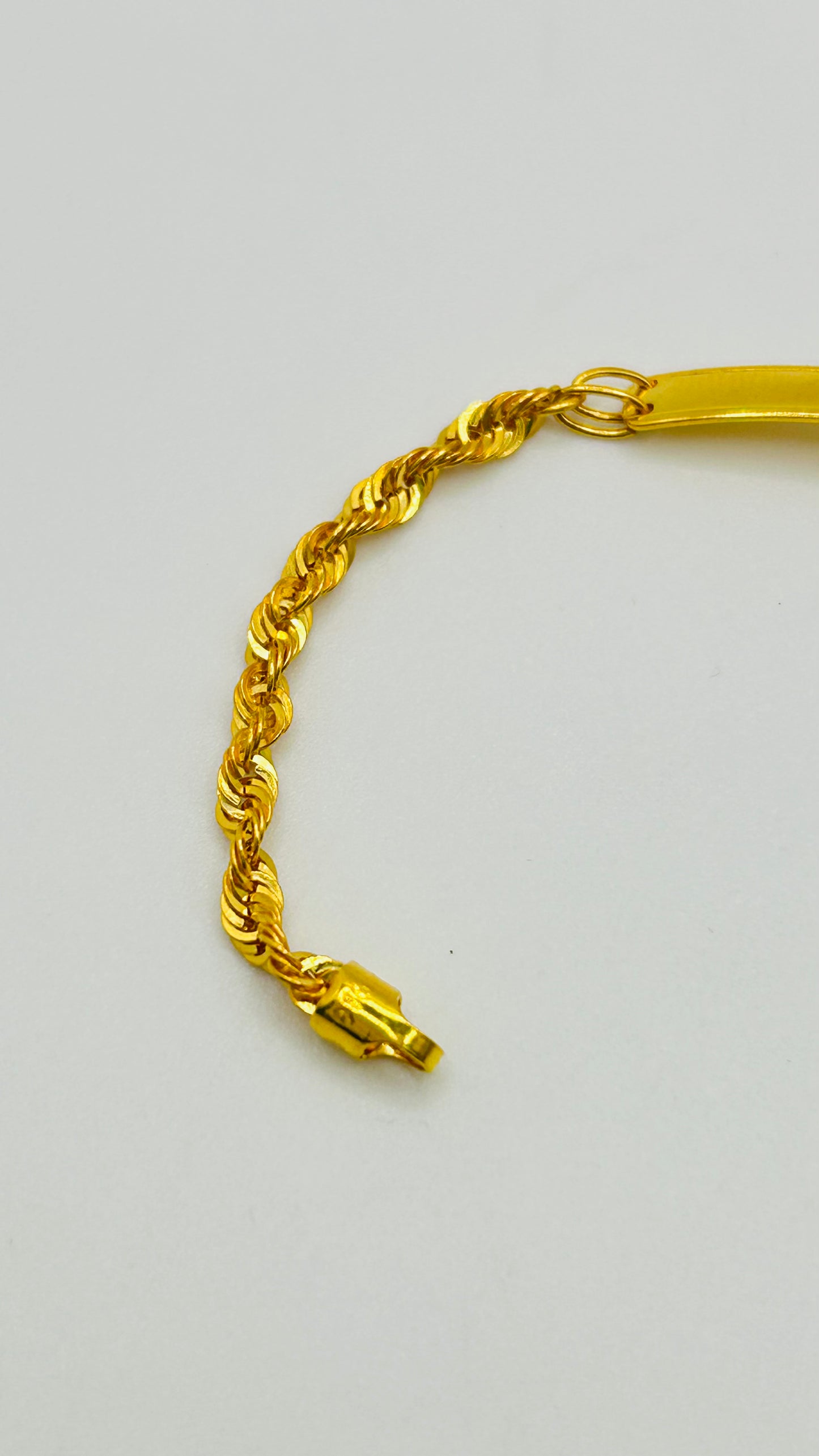 22ct Gold Baby Bracelet – 2.6g – 5 Inches (Hallmarked)