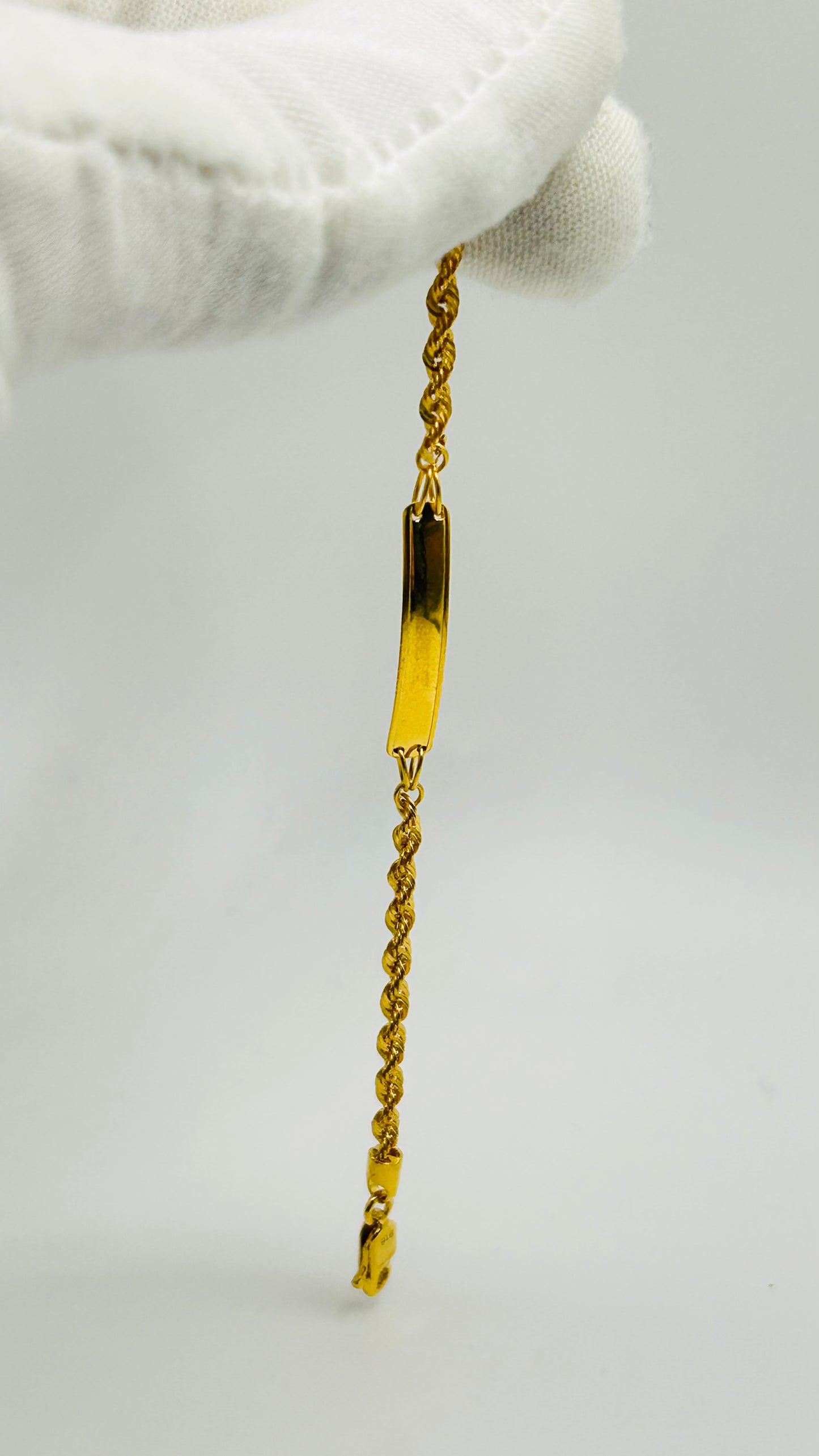 22ct Gold Baby Bracelet – 2.6g – 5 Inches (Hallmarked)