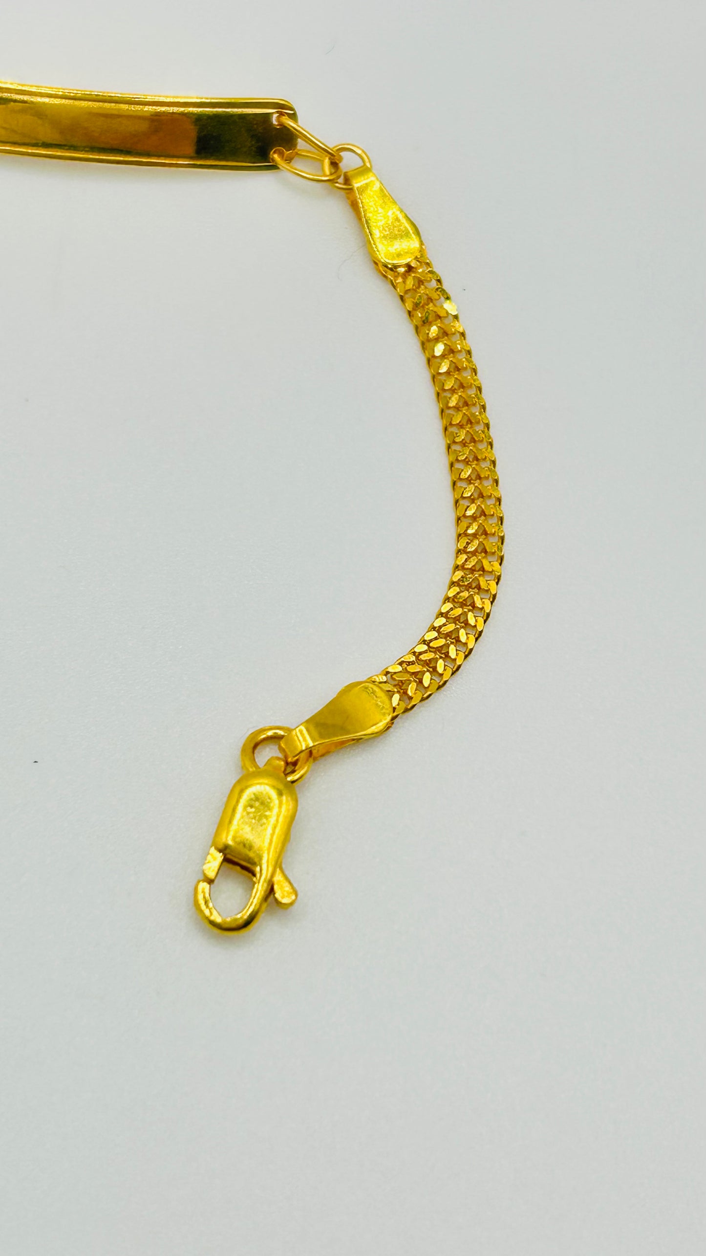 22ct Gold Baby Bracelet – 3.3g – 5 Inches (Hallmarked)