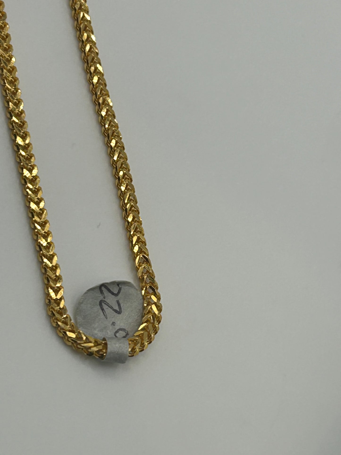 22ct Gold Chain 22.9 grams Hallmarked 20 inch