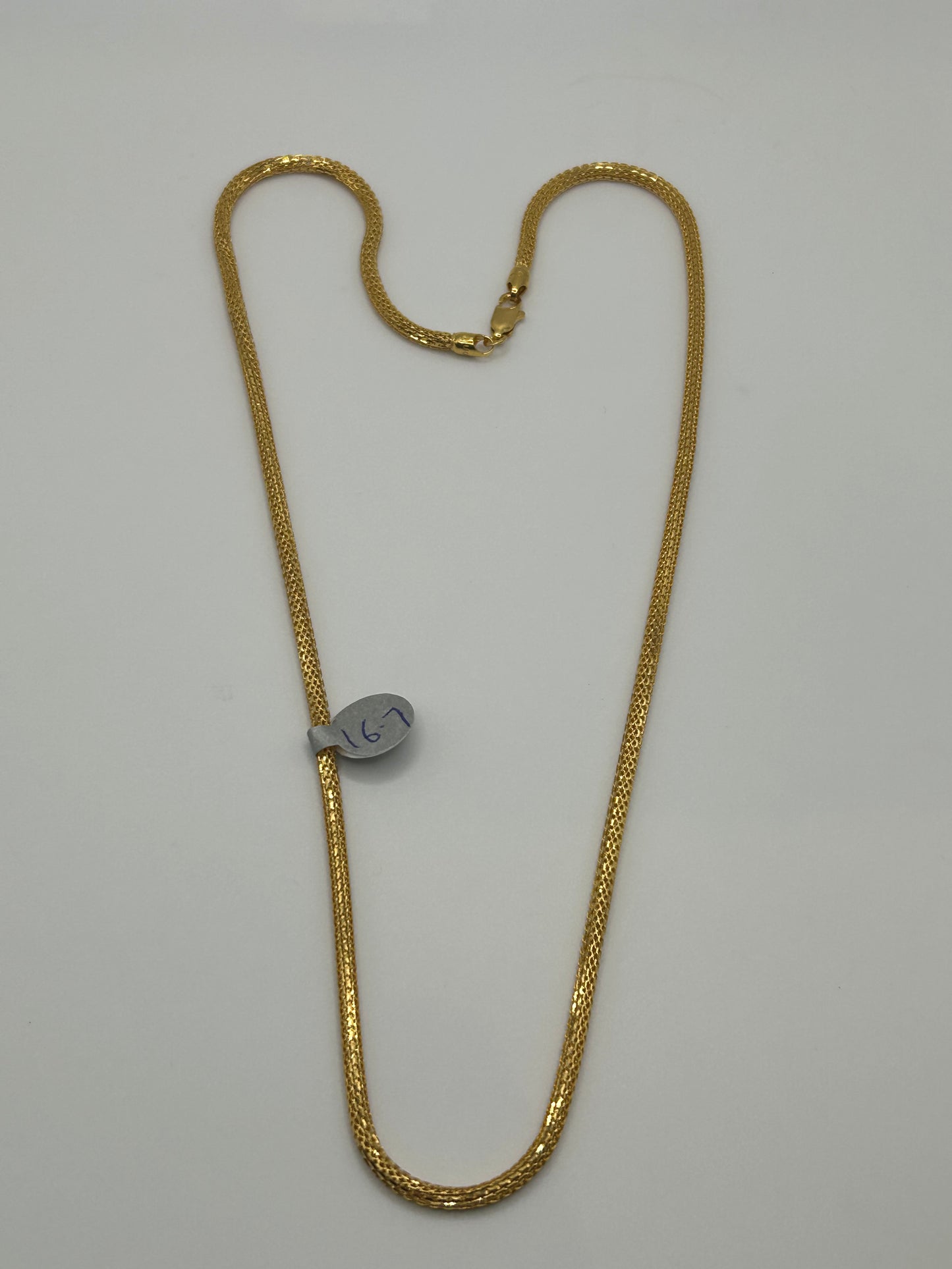 22ct Gold Chain - 16.7 grams, Hallmarked 20inch