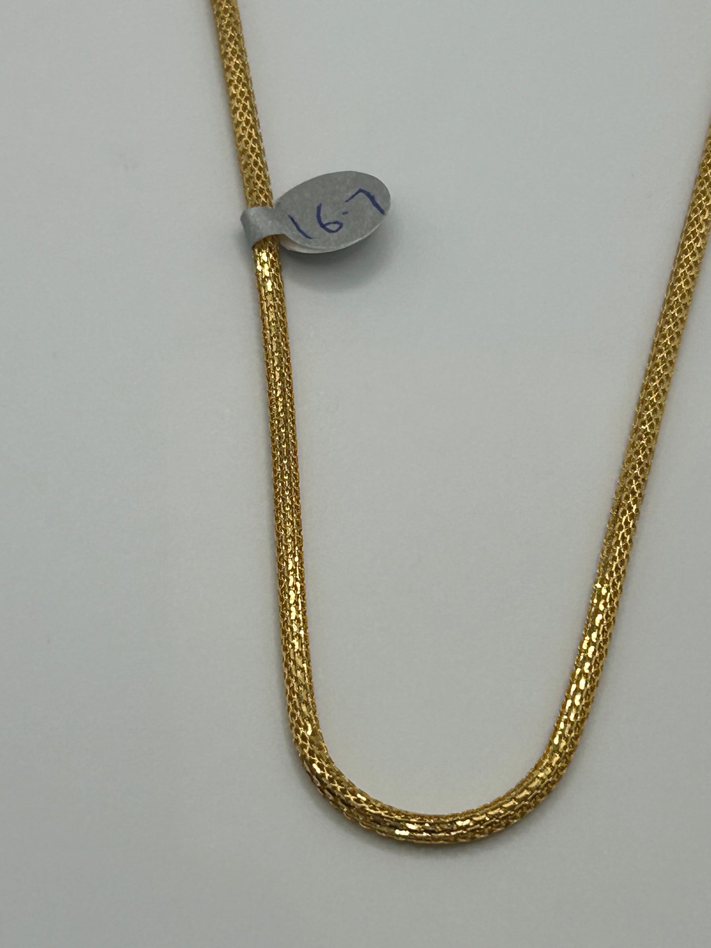 22ct Gold Chain - 16.7 grams, Hallmarked 20inch