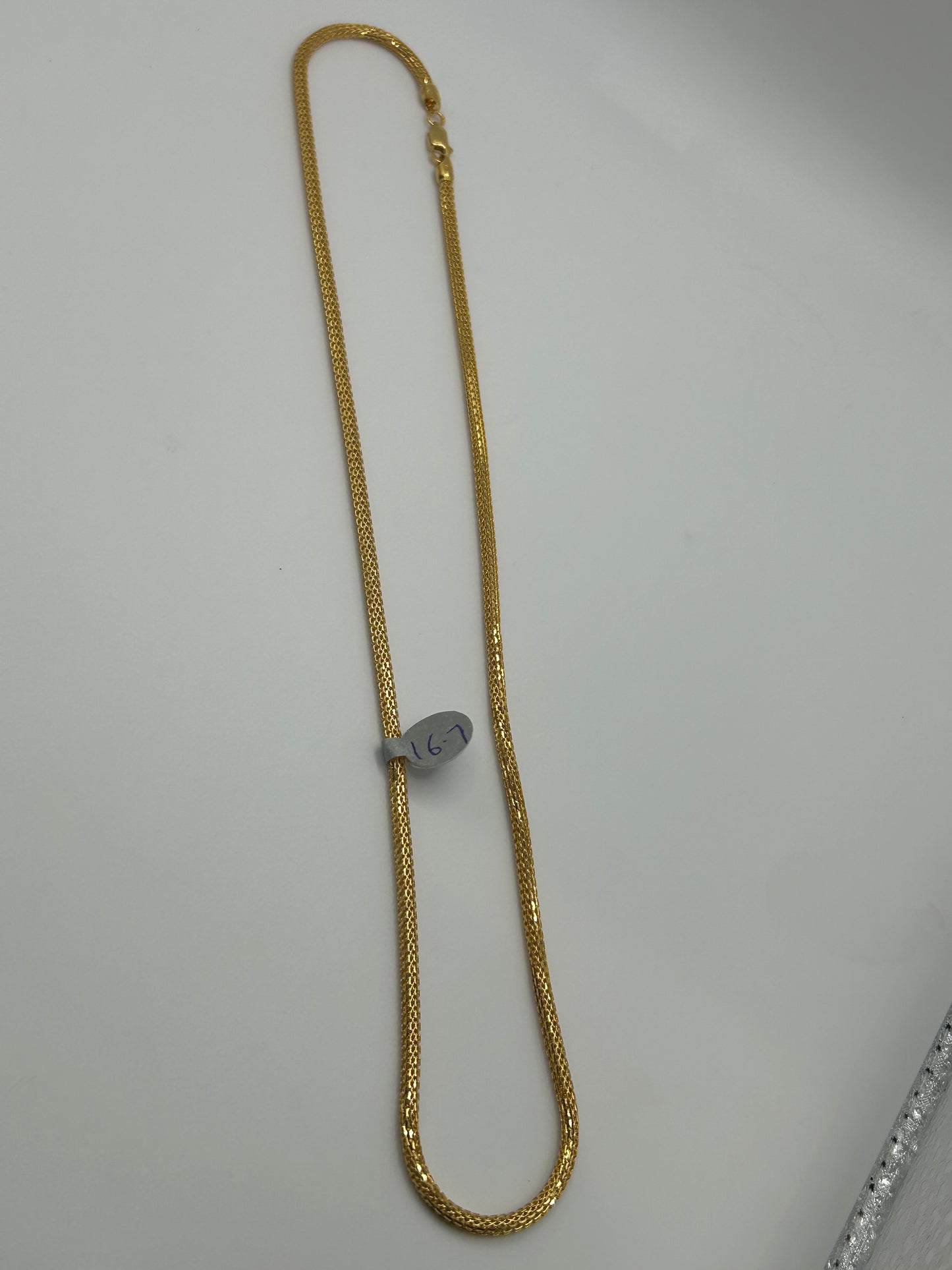 22ct Gold Chain - 16.7 grams, Hallmarked 20inch