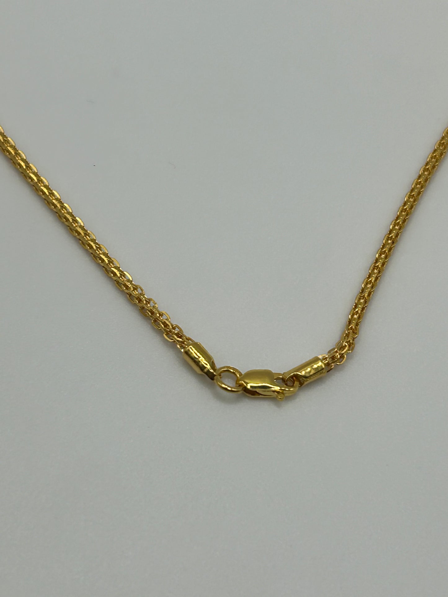 22ct Gold Chain - 7.4 grams, Hallmarked 20 inch