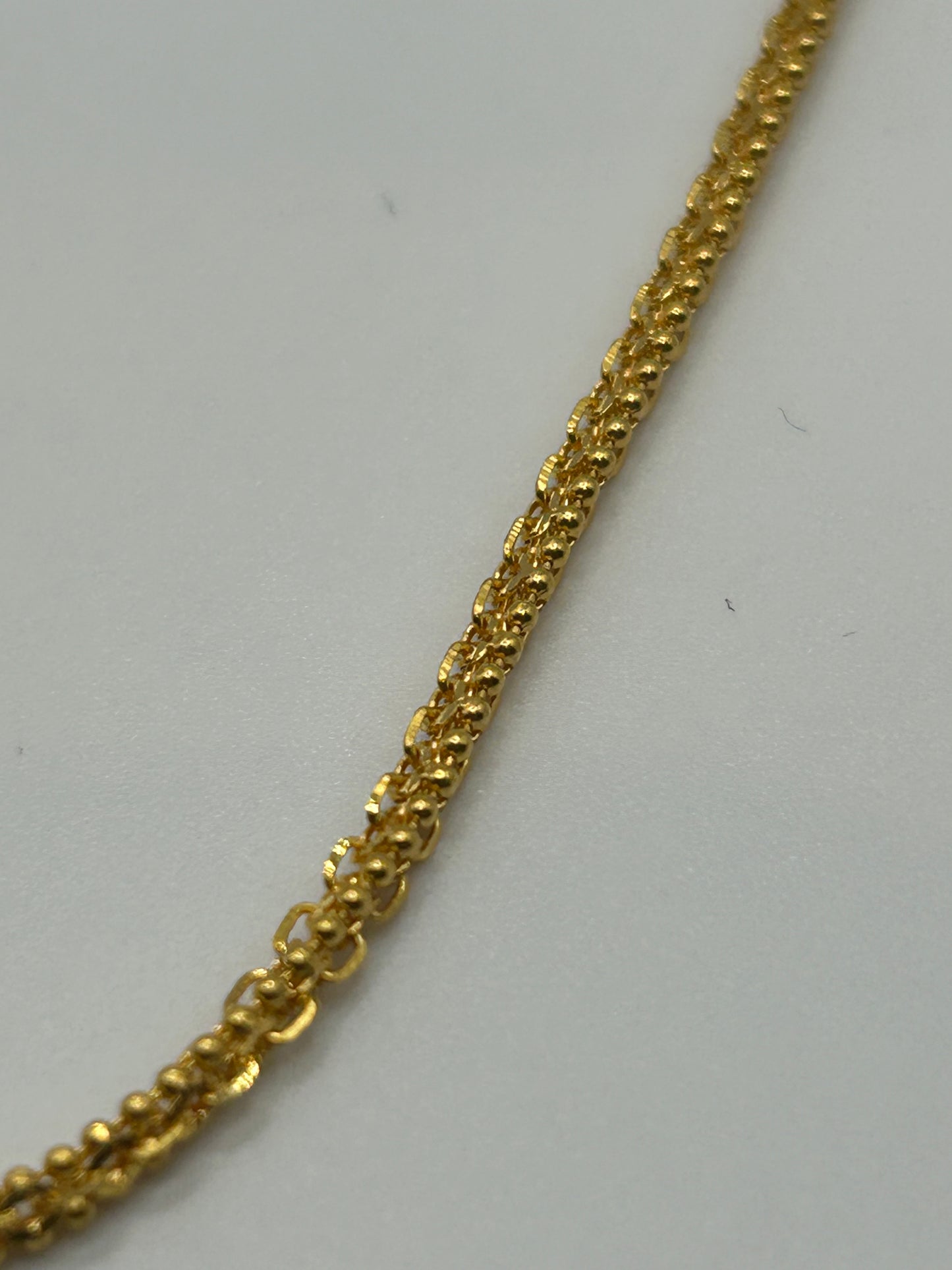 22ct Gold Chain 10.1 grams Hallmarked 20 inch