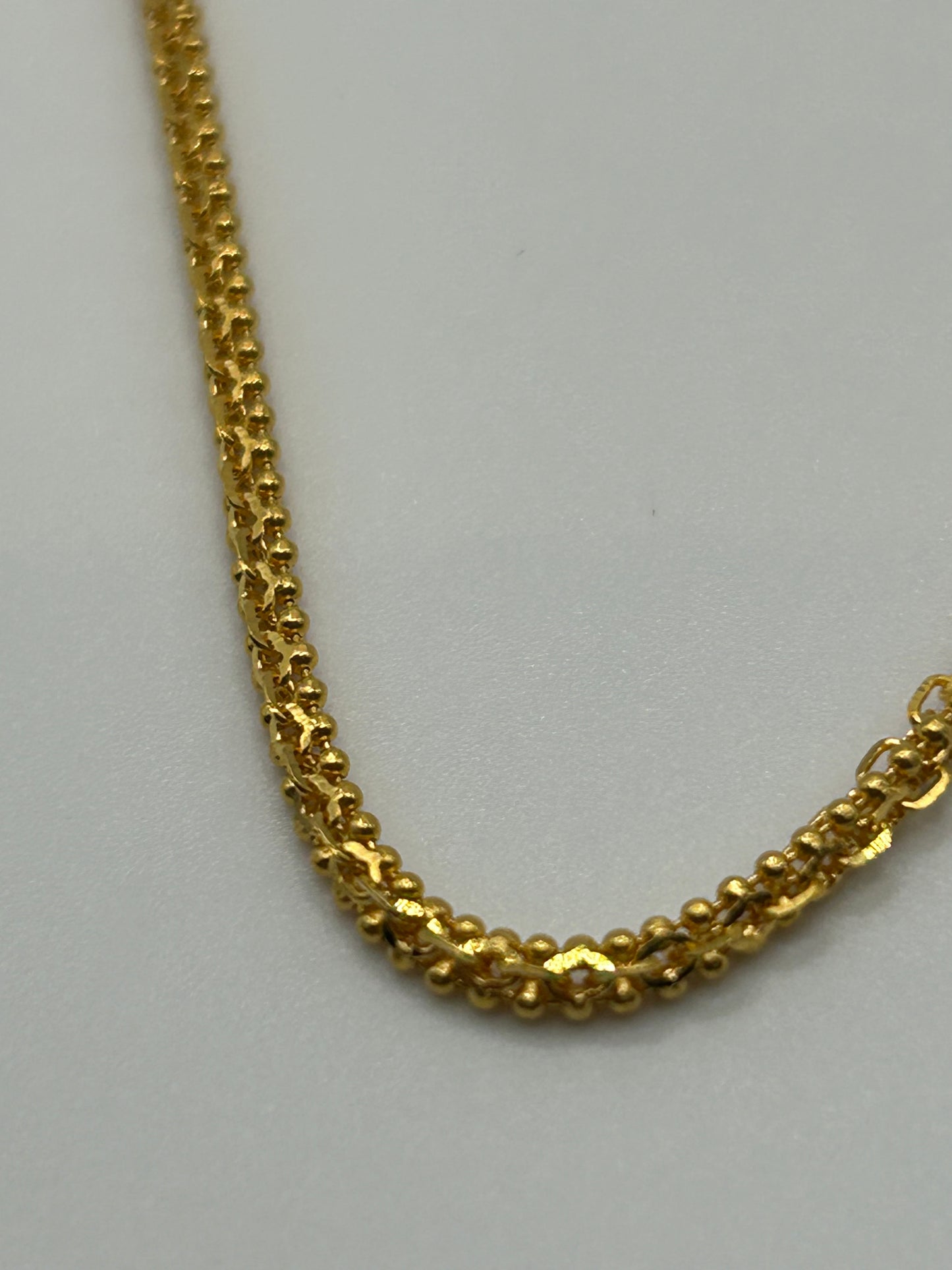 22ct Gold Chain 10.1 grams Hallmarked 20 inch