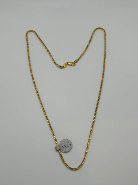 22ct Gold Chain 11.3 grams Hallmarked 20 inch