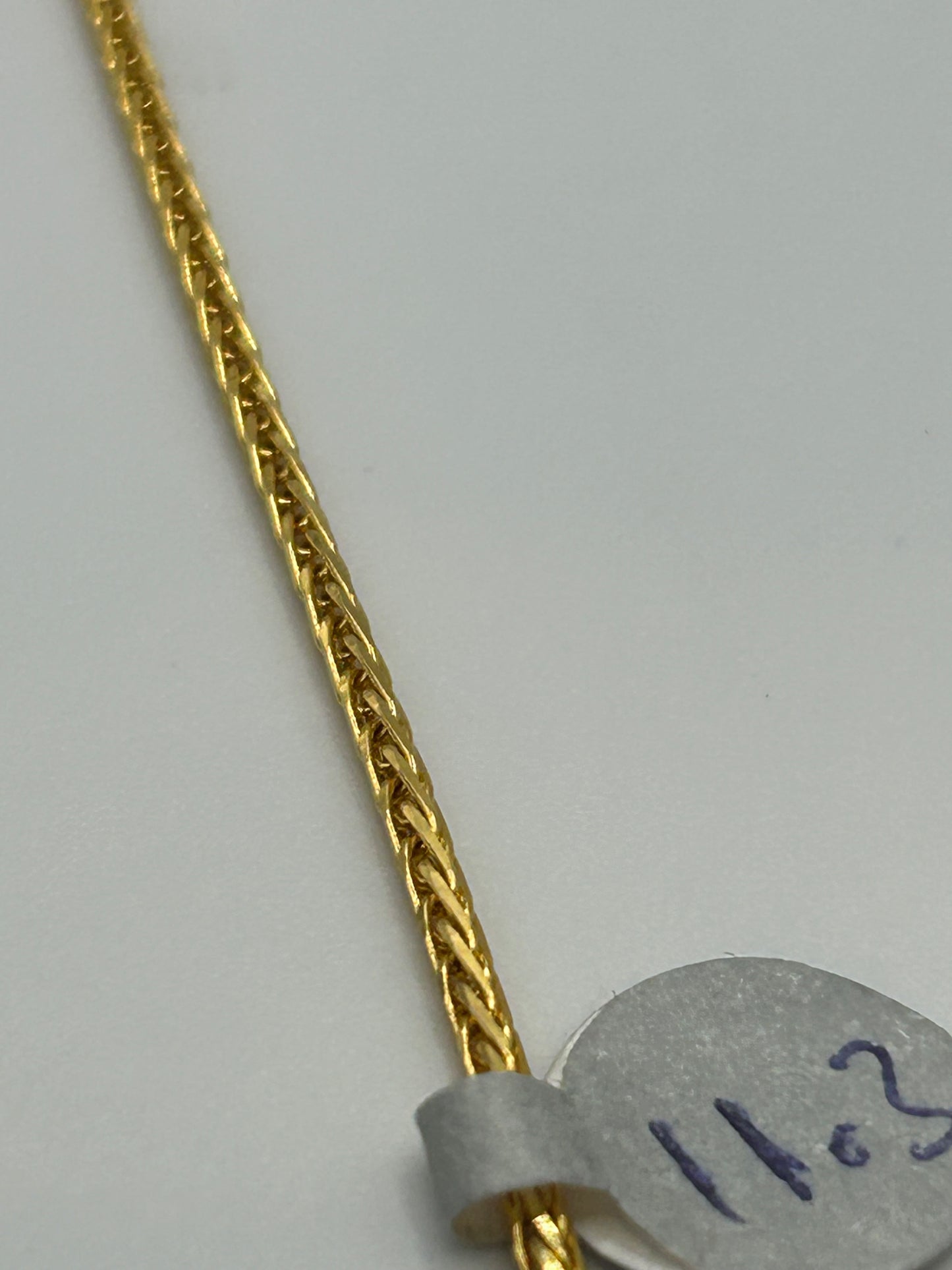 22ct Gold Chain 11.3 grams Hallmarked 20 inch