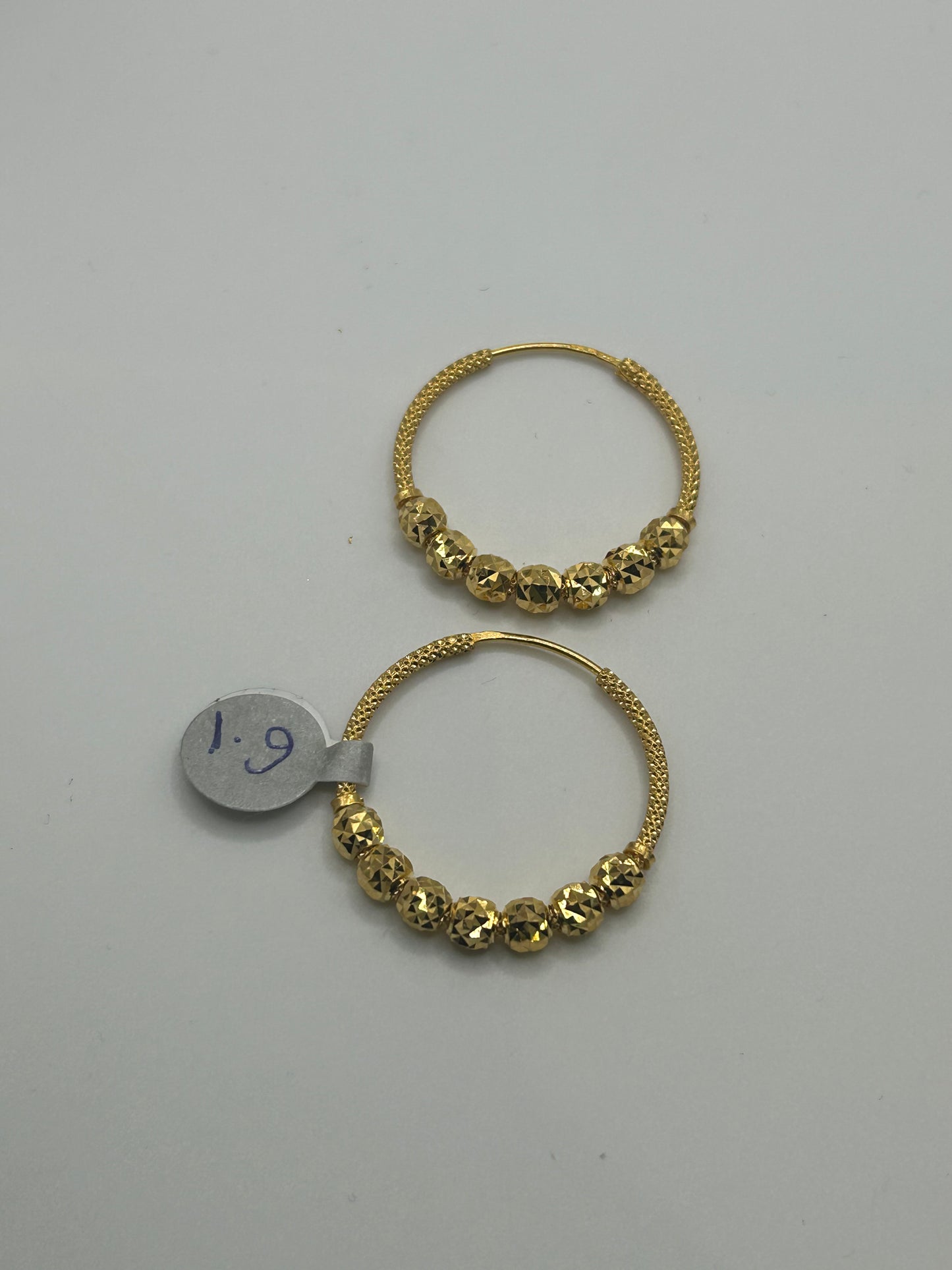 22ct Gold Earrings 6.1 grams Hallmarked