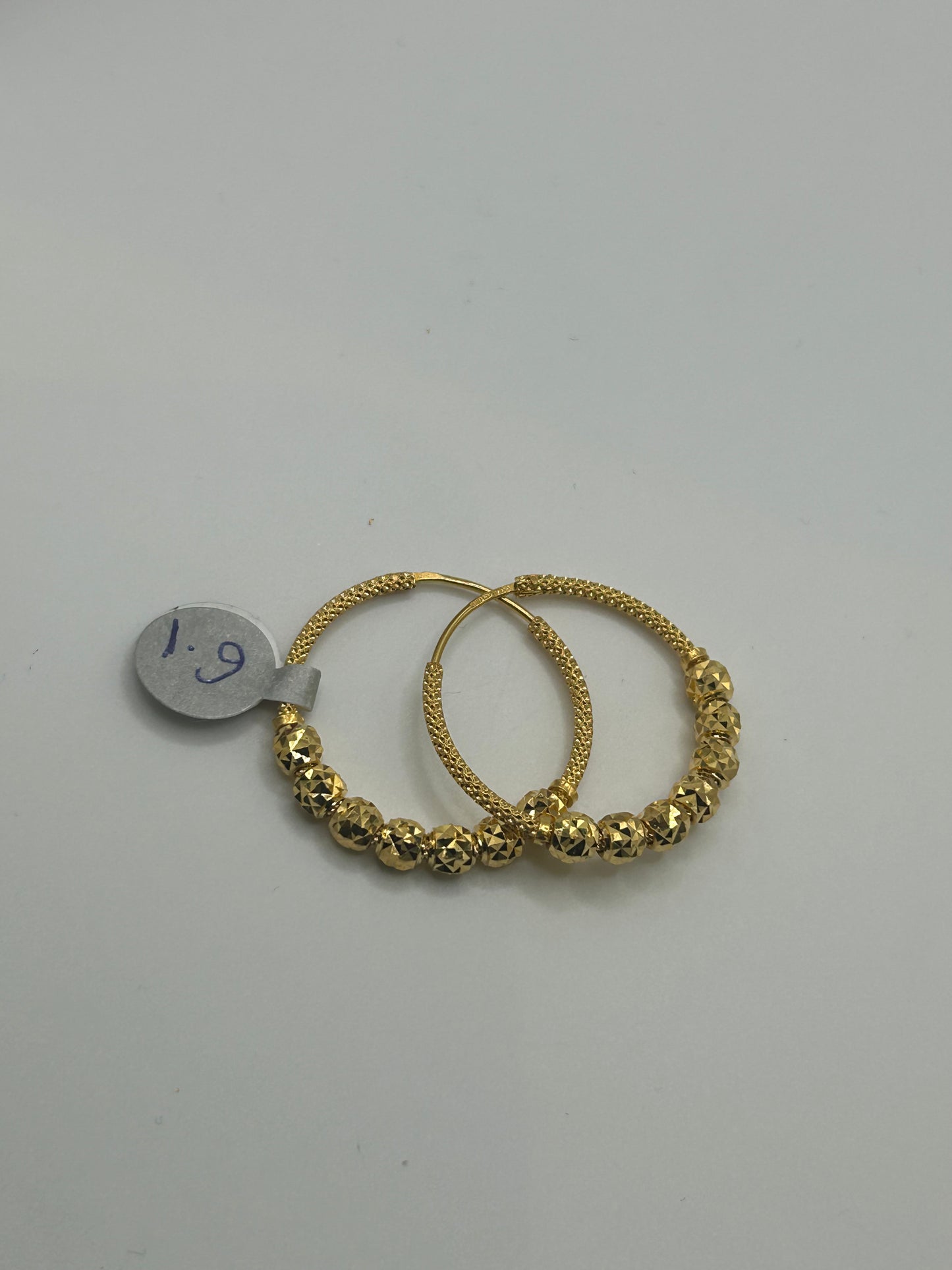 22ct Gold Earrings 6.1 grams Hallmarked