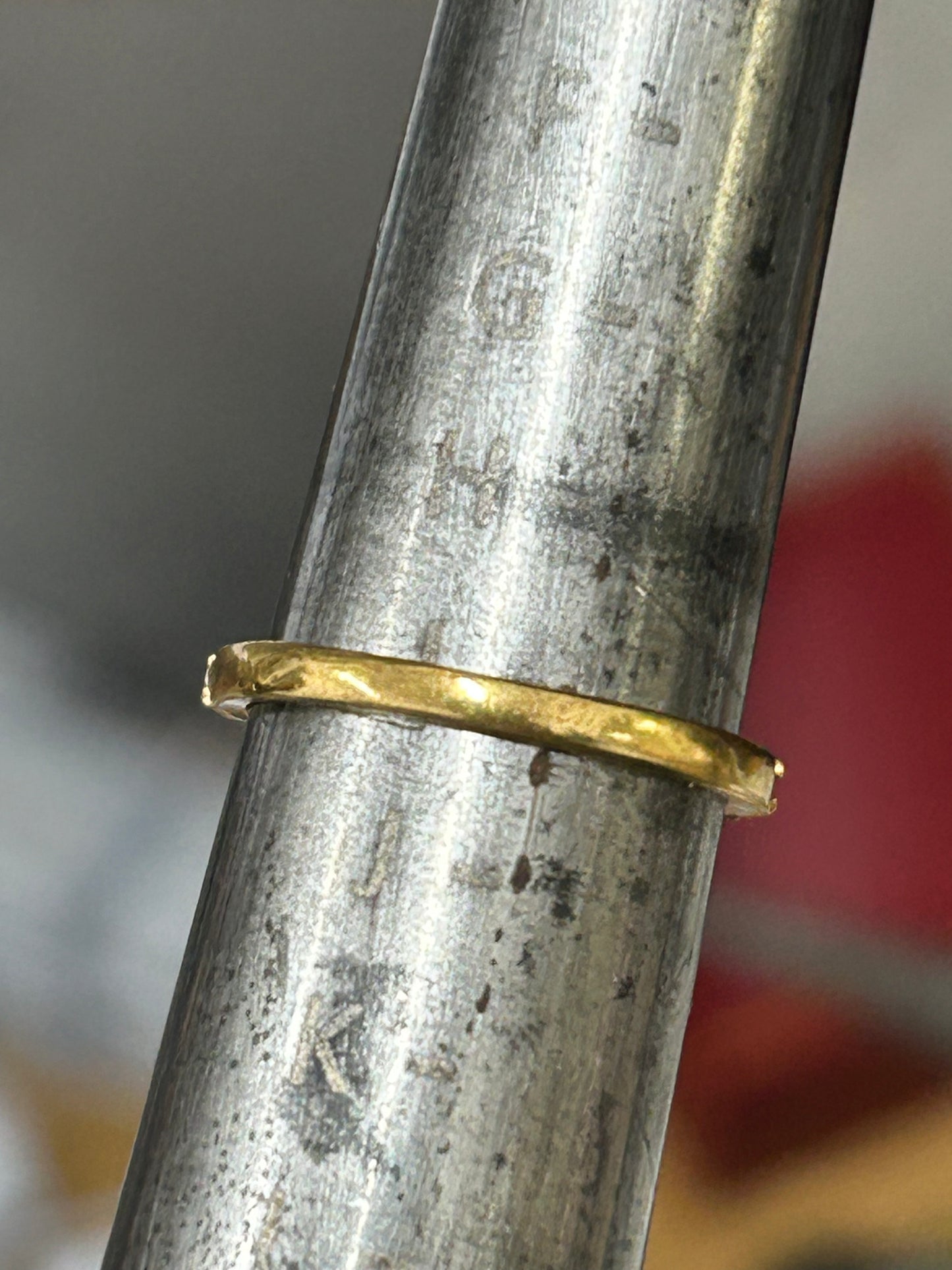22ct Gold Ring 1.7 grams Hallmarked size i
