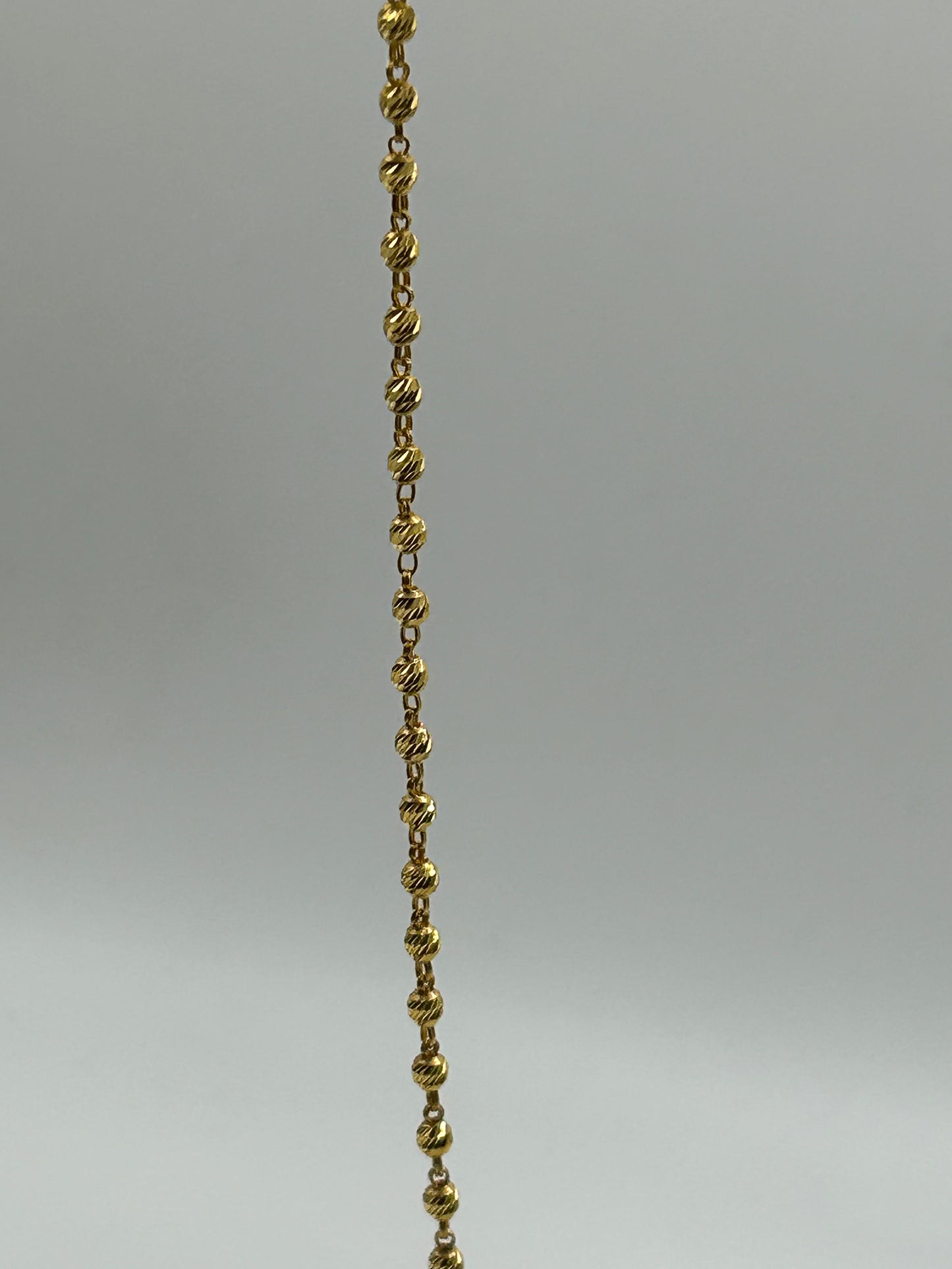 22ct Gold Mala Chain - 14.6 Grams, 22 Inches Hallmarked