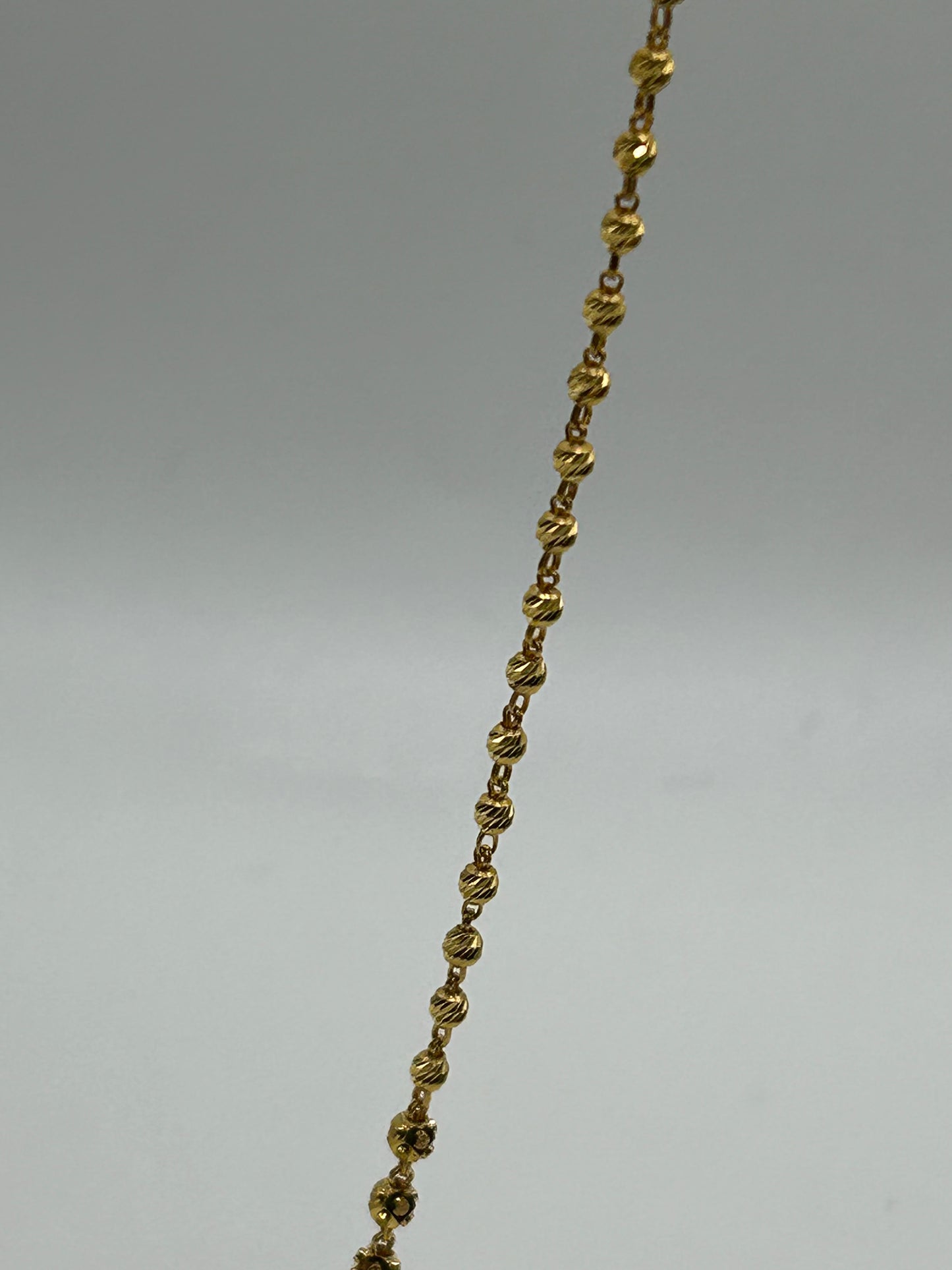 22ct Gold Mala Chain - 14.6 Grams, 22 Inches Hallmarked