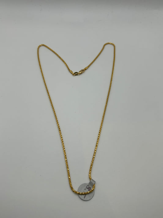 22ct Gold Chain - 8.5 Grams, 20 Inches, Hallmarked