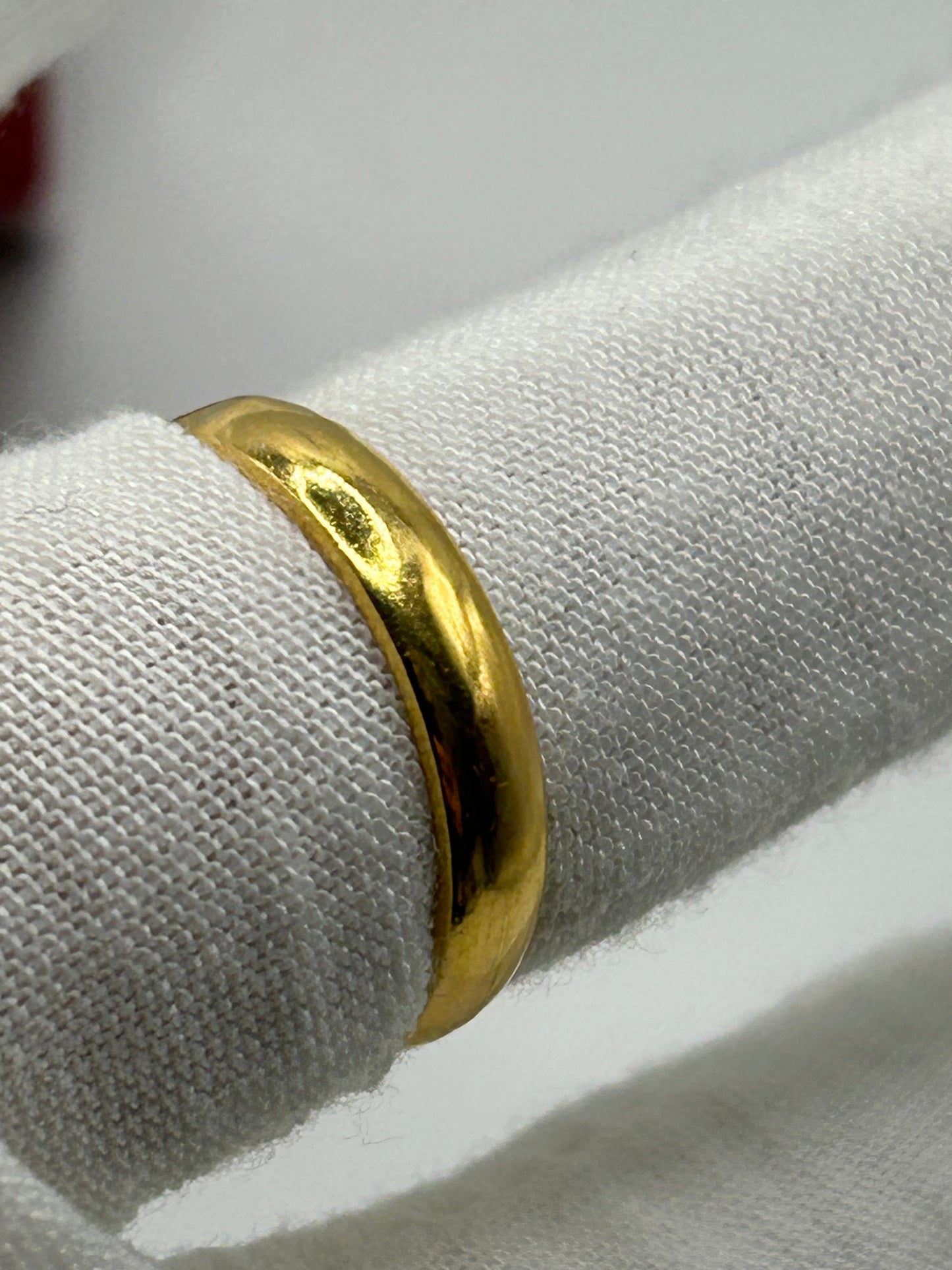 22ct Gold Men’s Band - 5 grams, Size Q (Hallmarked) Plain