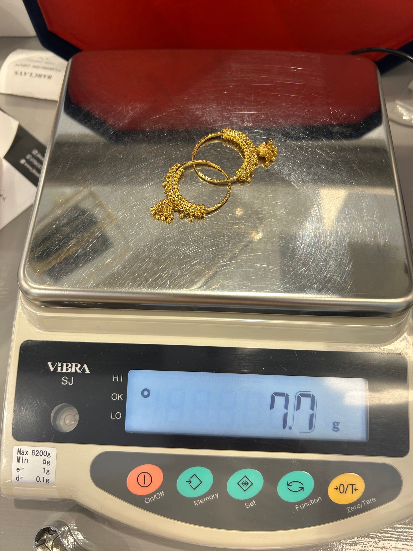 22ct Gold Earrings – 7.7g (Hallmarked)
