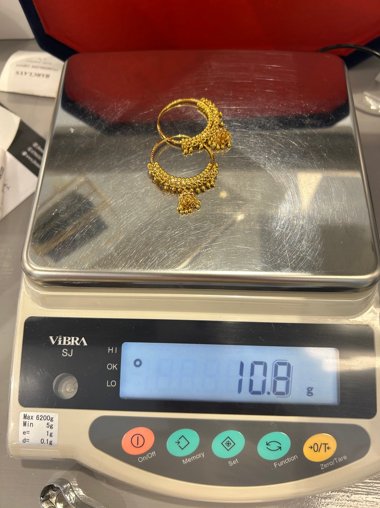 22ct Gold Earrings – 10.8g (Hallmarked)