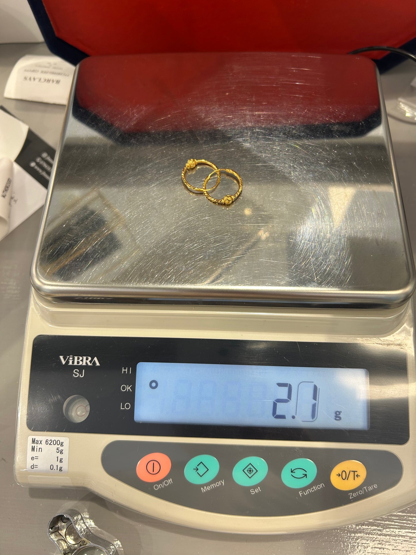 22ct Gold Earrings – 2.1g (Hallmarked)