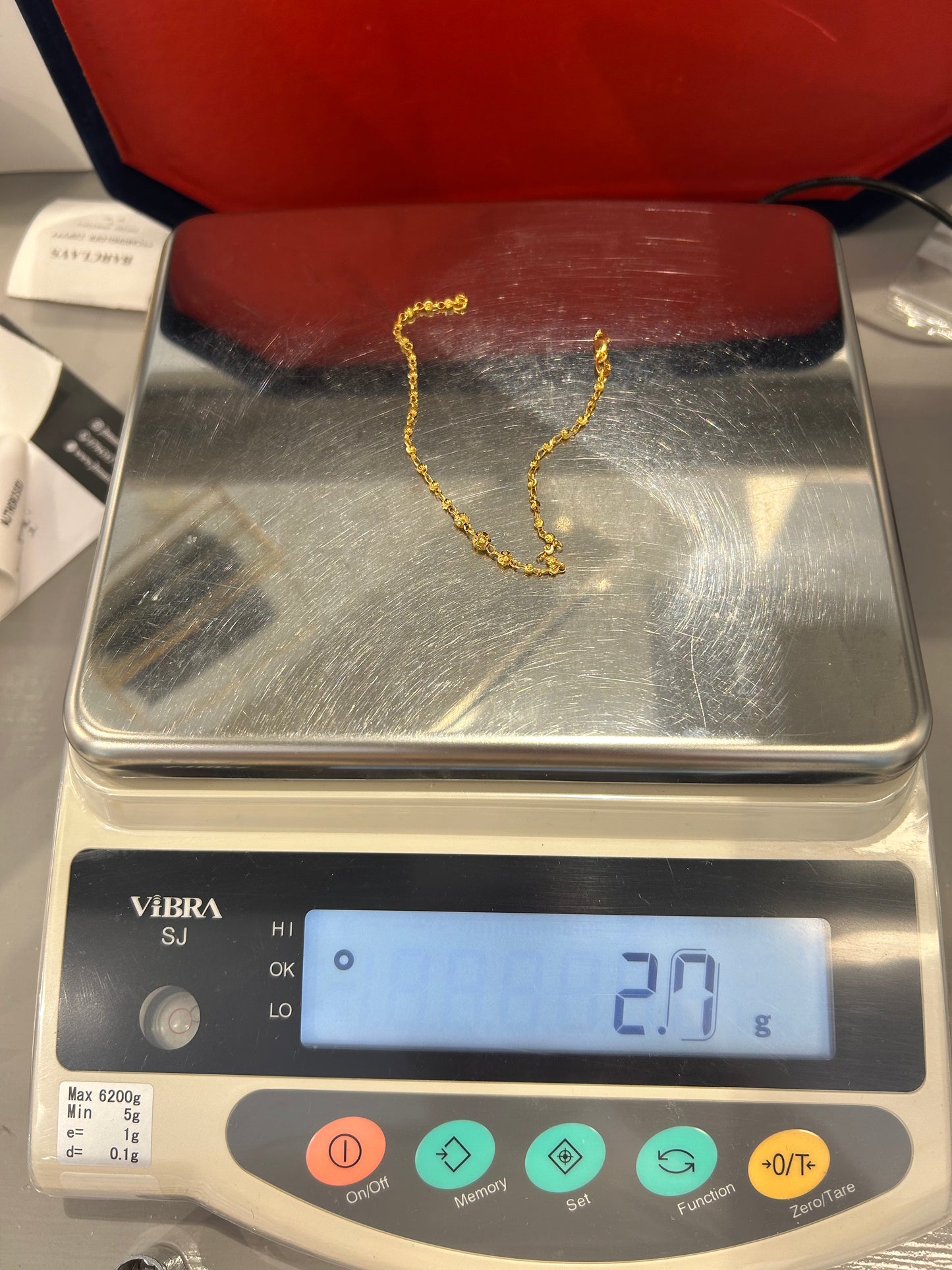22ct Gold Bracelet – 2.7g – 7.5 Inch (Hallmarked)
