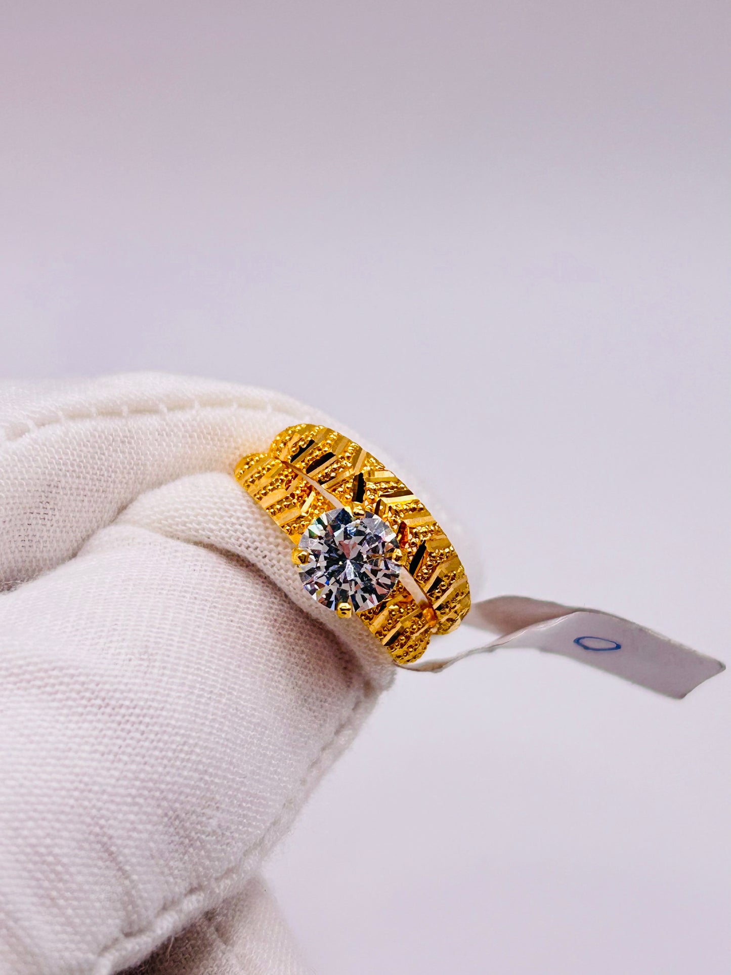 22ct Gold Ladies' Double Set Ring – 4.4g – Size O (Hallmarked)
