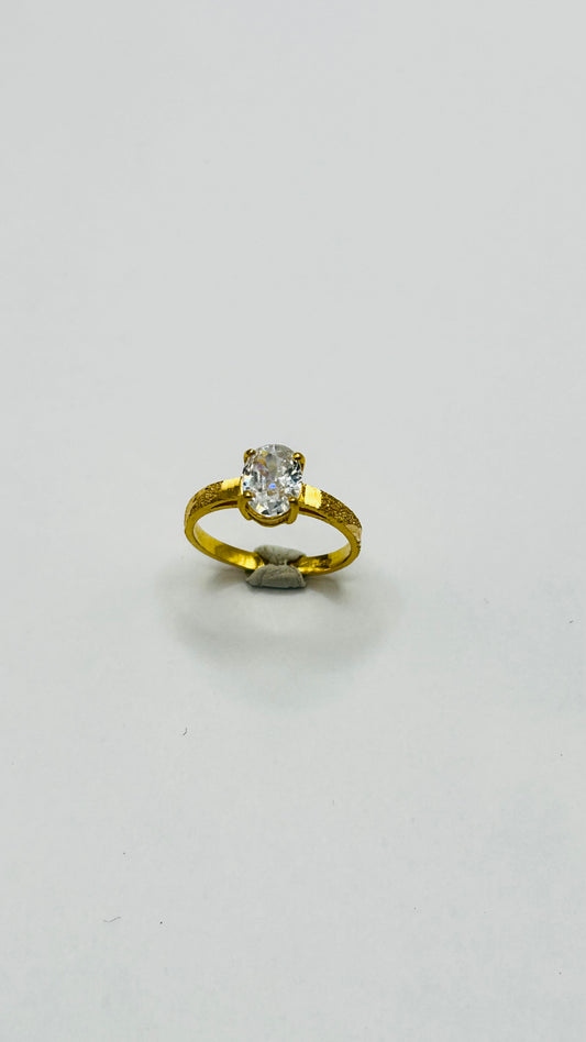 22ct Gold Ladies' Ring, 2.9g, Size L 1/2, Hallmarked