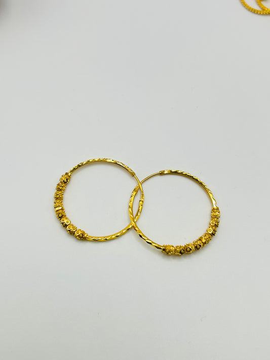 22ct Gold Earrings – 5.1g (Hallmarked)
