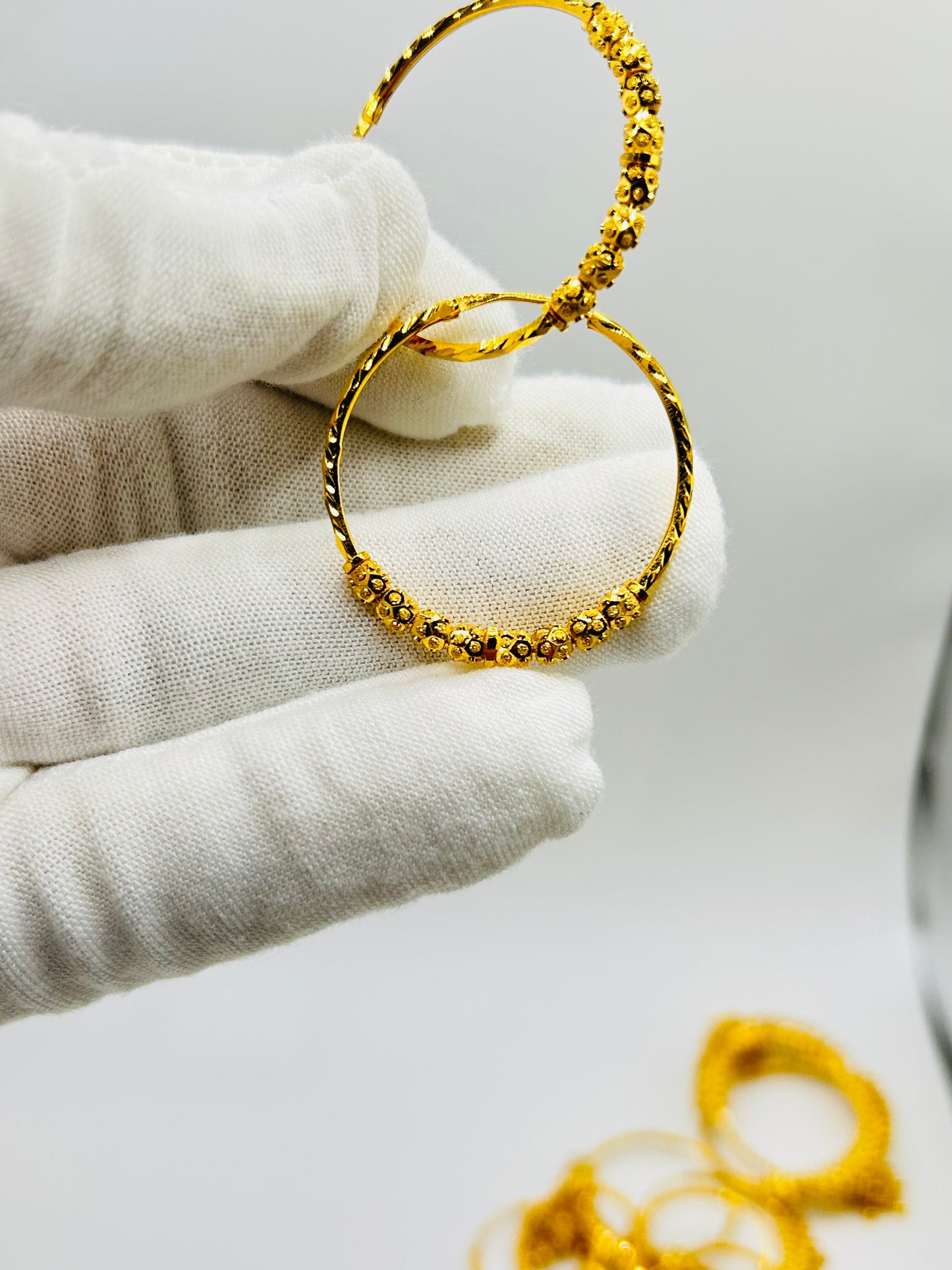 22ct Gold Earrings – 5.1g (Hallmarked)