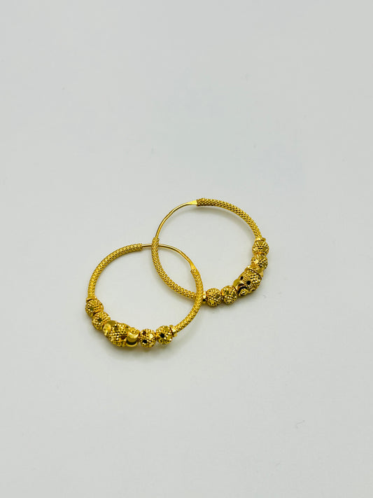 22ct Gold Earrings – 4.2g (Hallmarked)