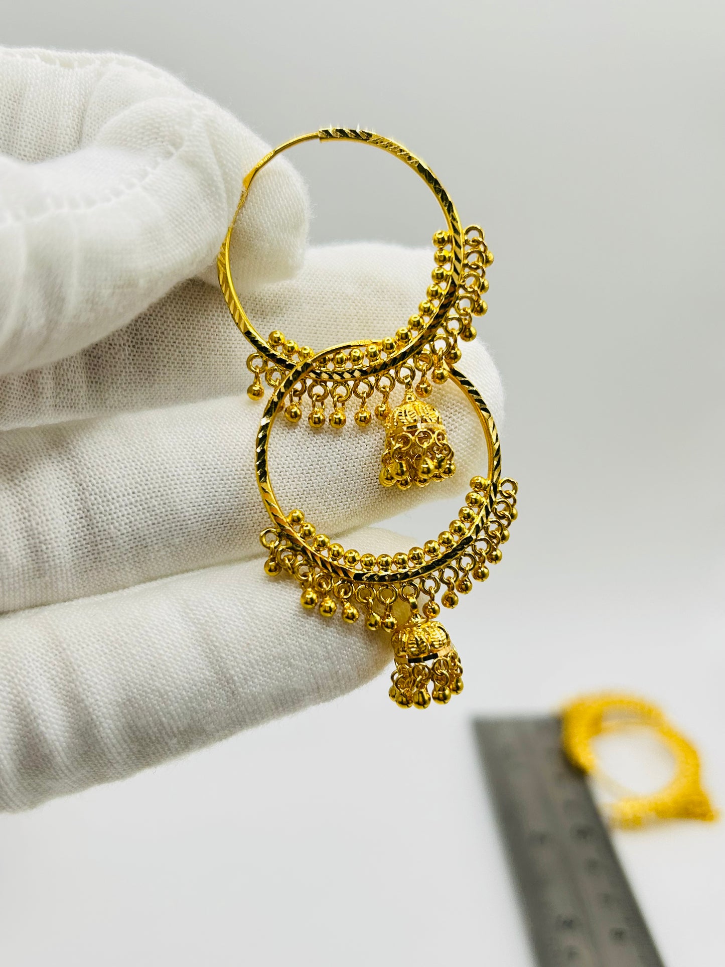 22ct Gold Earrings – 7.7g (Hallmarked)