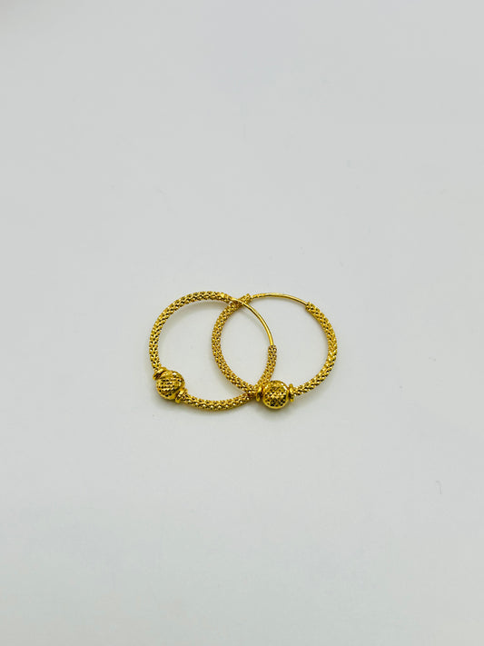 22ct Gold Earrings – 3.1g (Hallmarked)