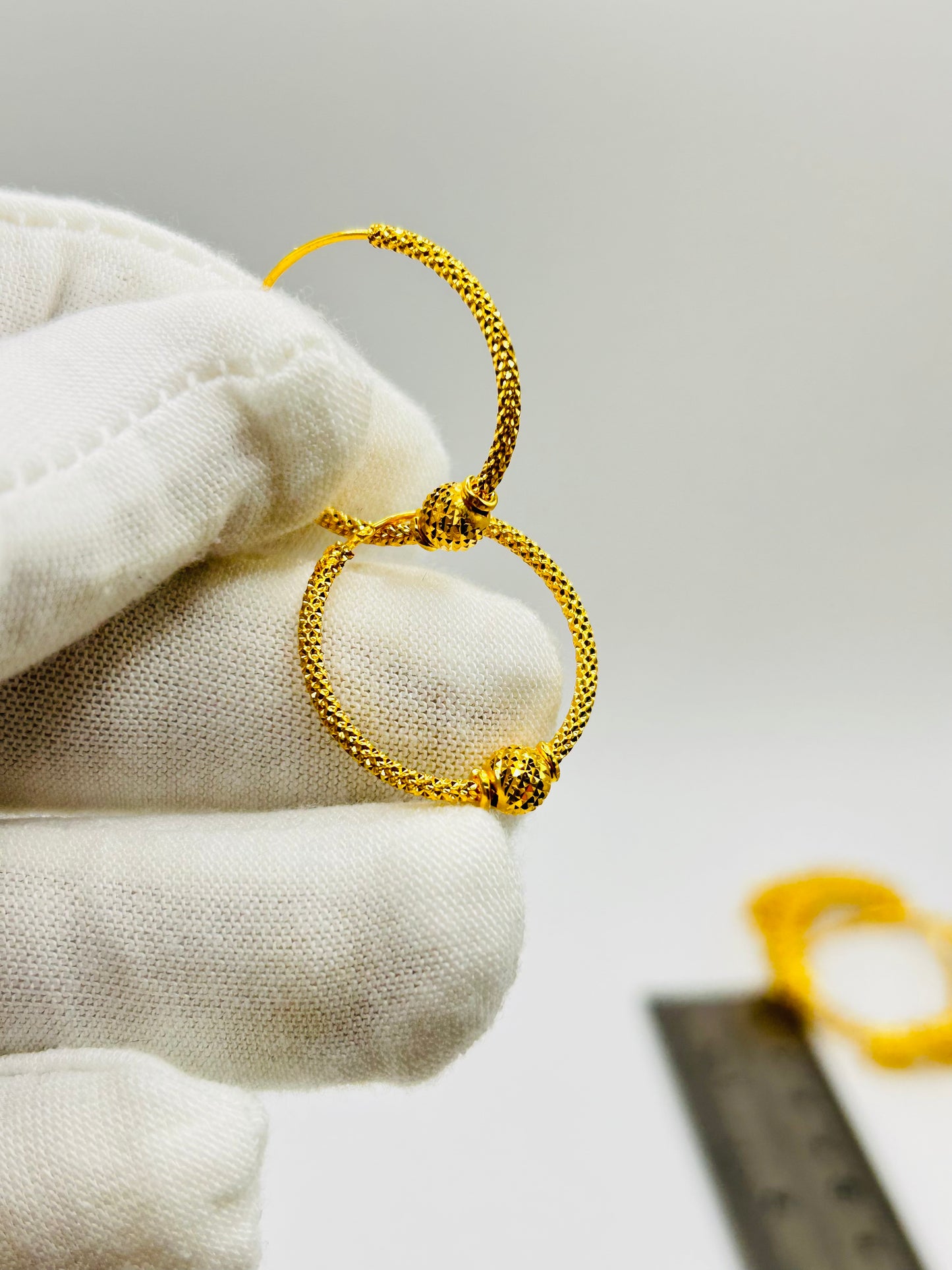 22ct Gold Earrings – 3.1g (Hallmarked)