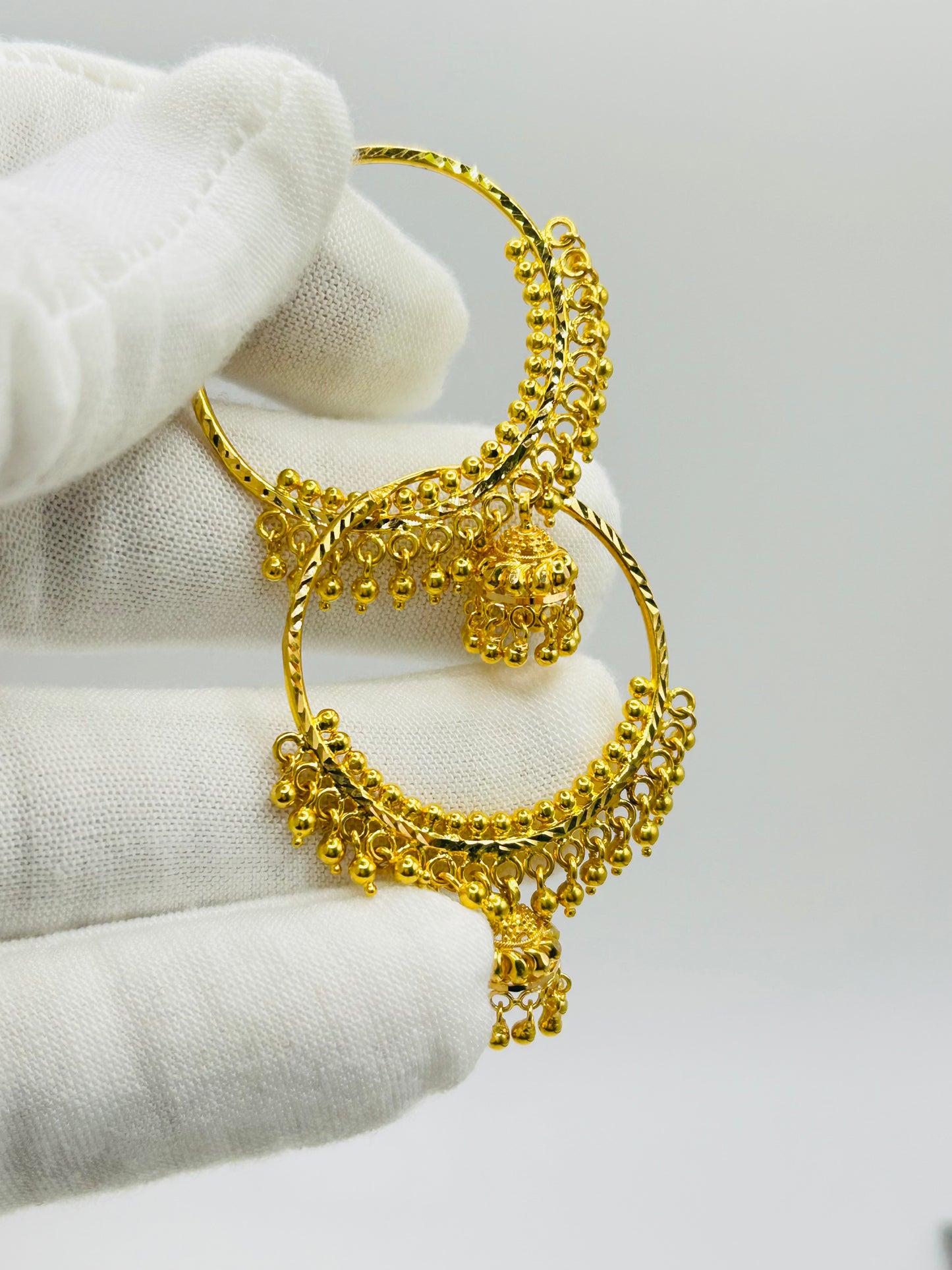 22ct Gold Earrings – 10.8g (Hallmarked)
