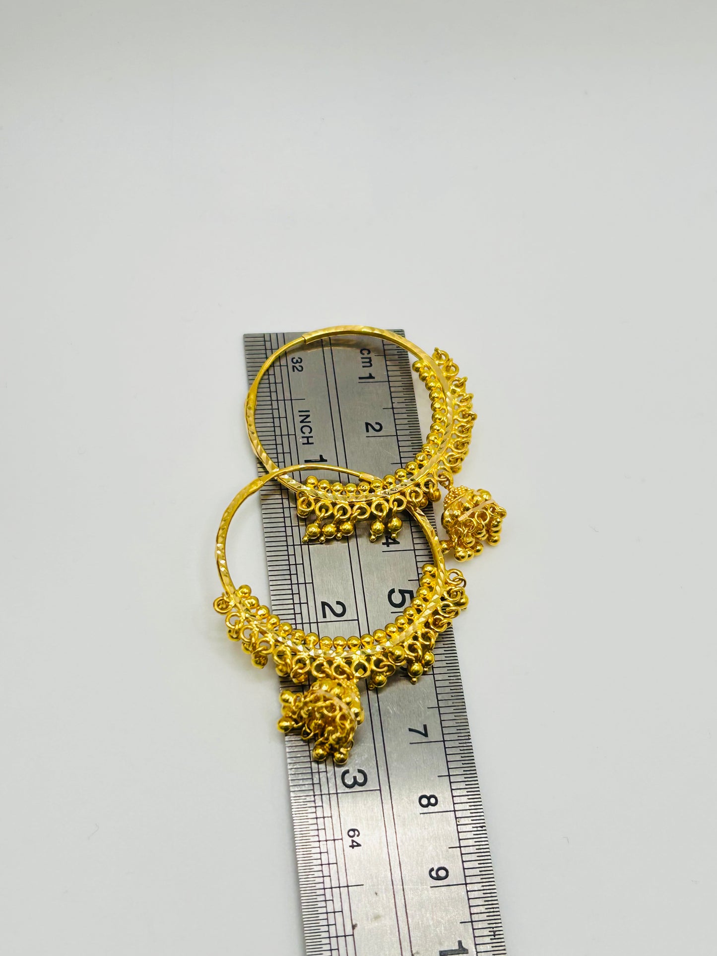 22ct Gold Earrings – 10.8g (Hallmarked)