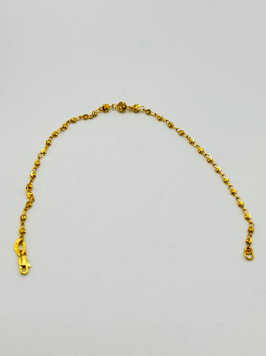 22ct Gold Bracelet – 2.7g – 7.5 Inch (Hallmarked)