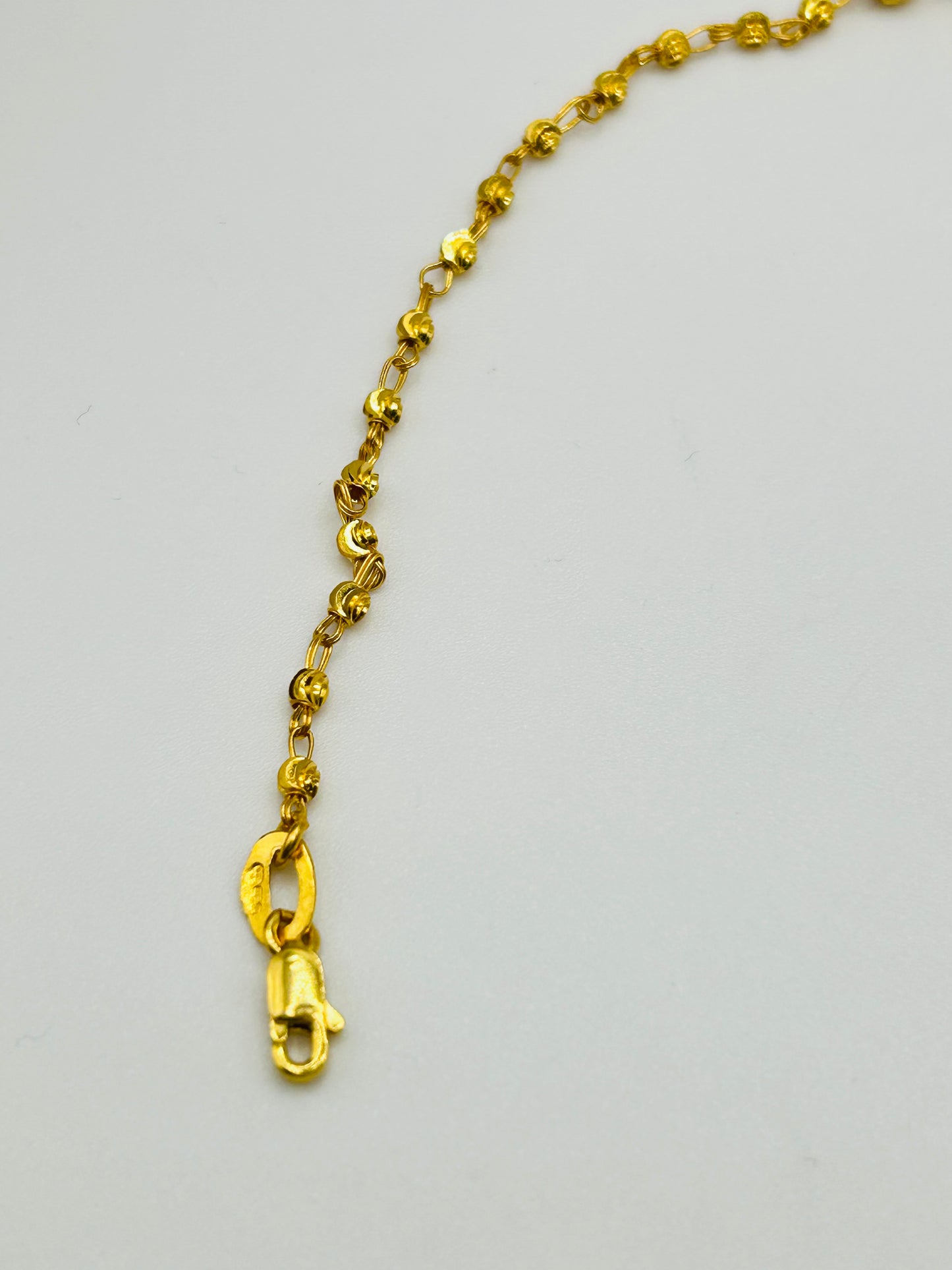 22ct Gold Bracelet – 2.7g – 7.5 Inch (Hallmarked)