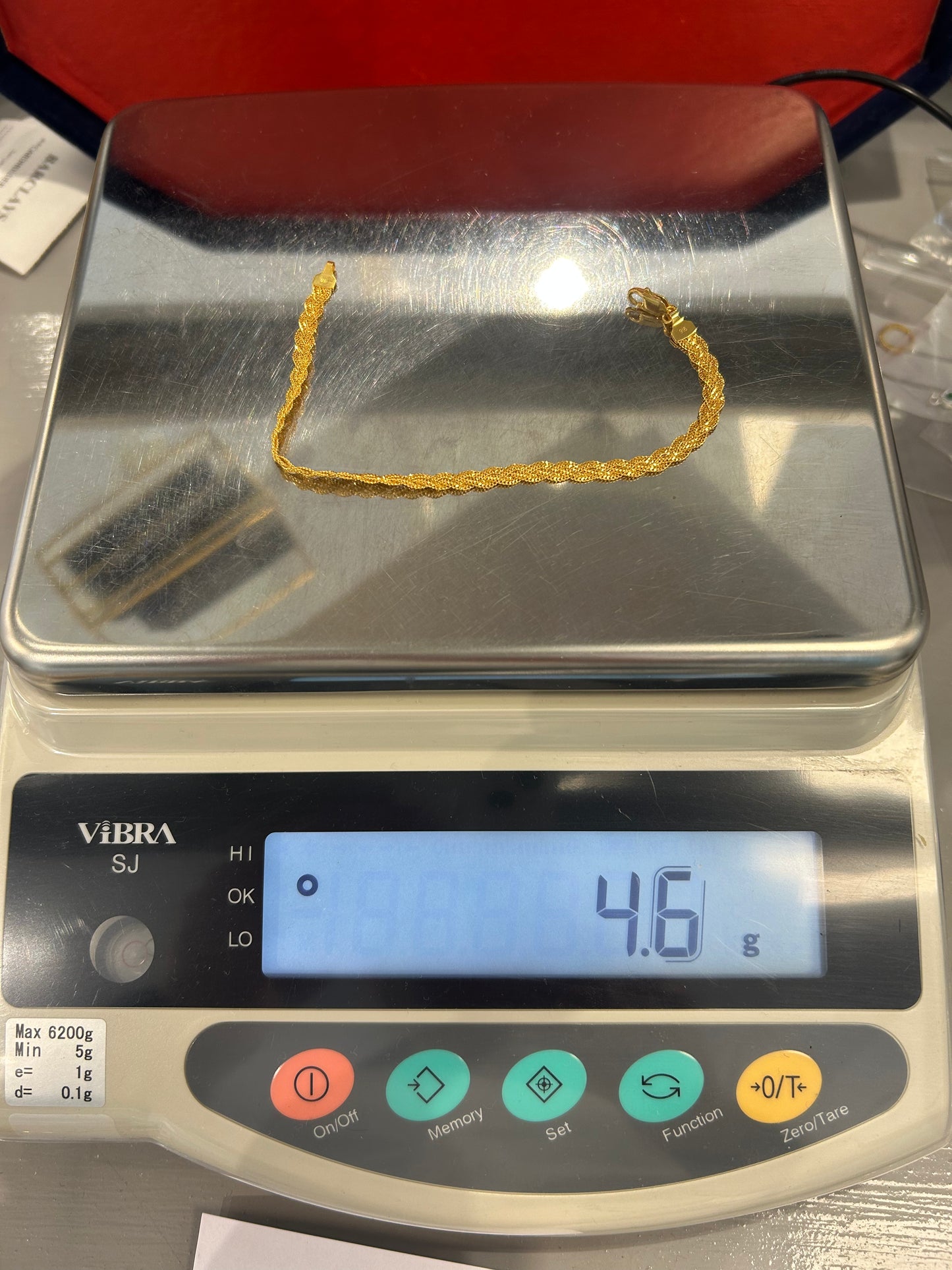 22ct Gold Bracelet – 4.6g – 7.5 Inch (Hallmarked)
