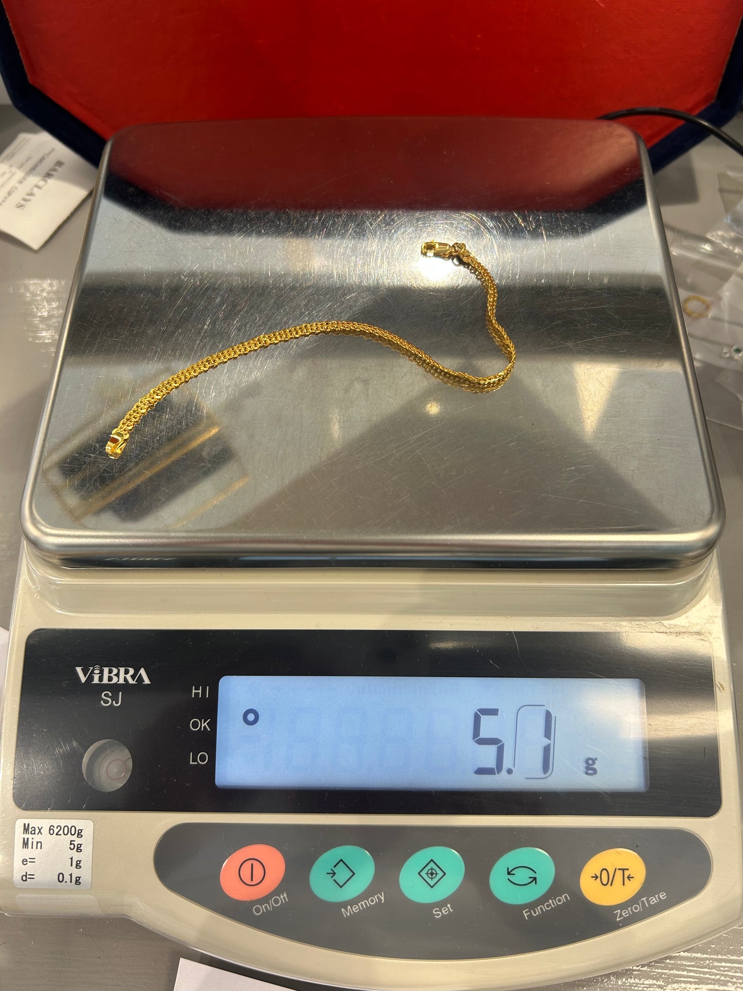 22ct Gold Bracelet – 5.1g – 7.5 Inch (Hallmarked)