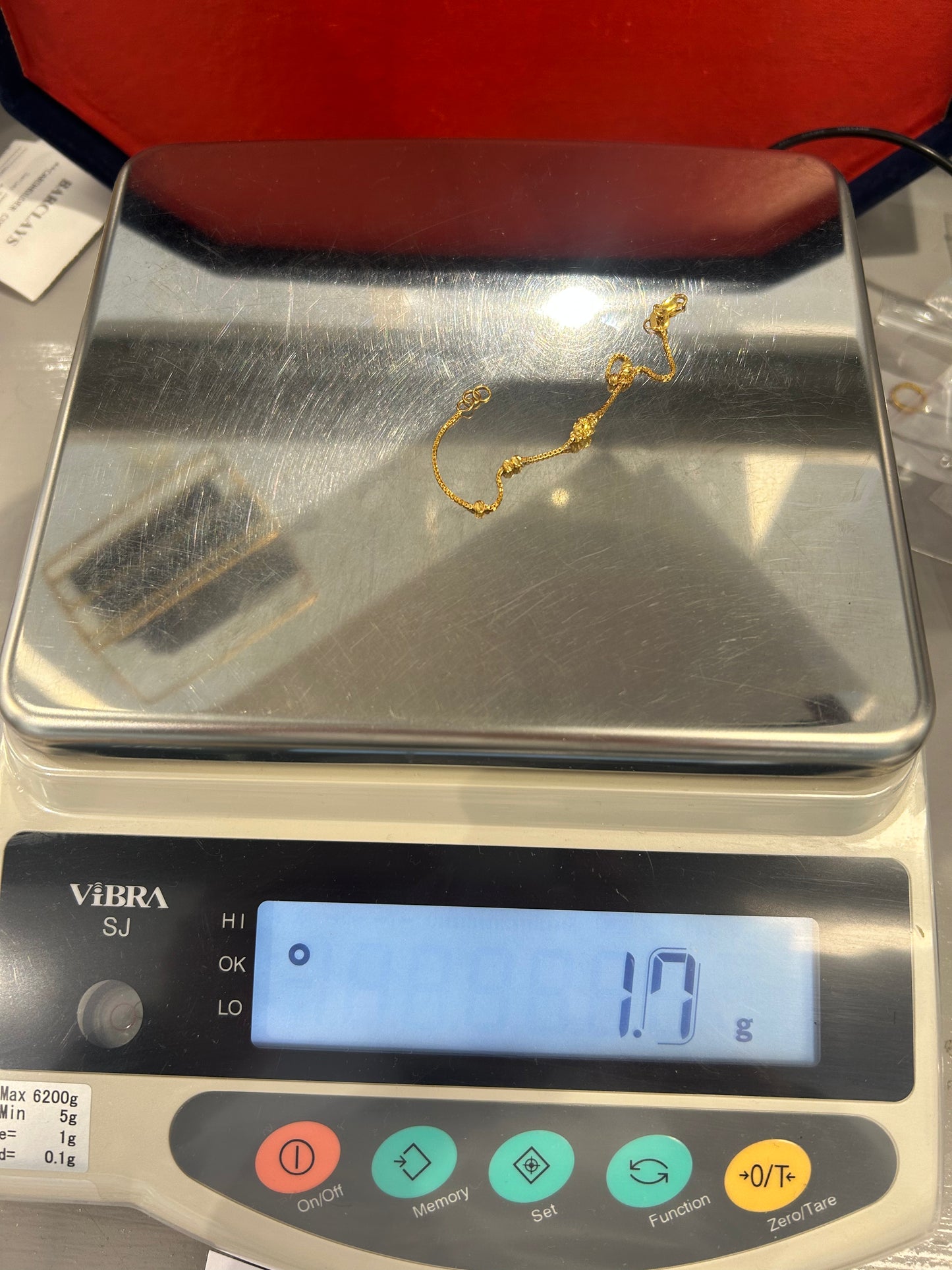 22ct Gold Bracelet – 1.7g – 6 Inch (Hallmarked)