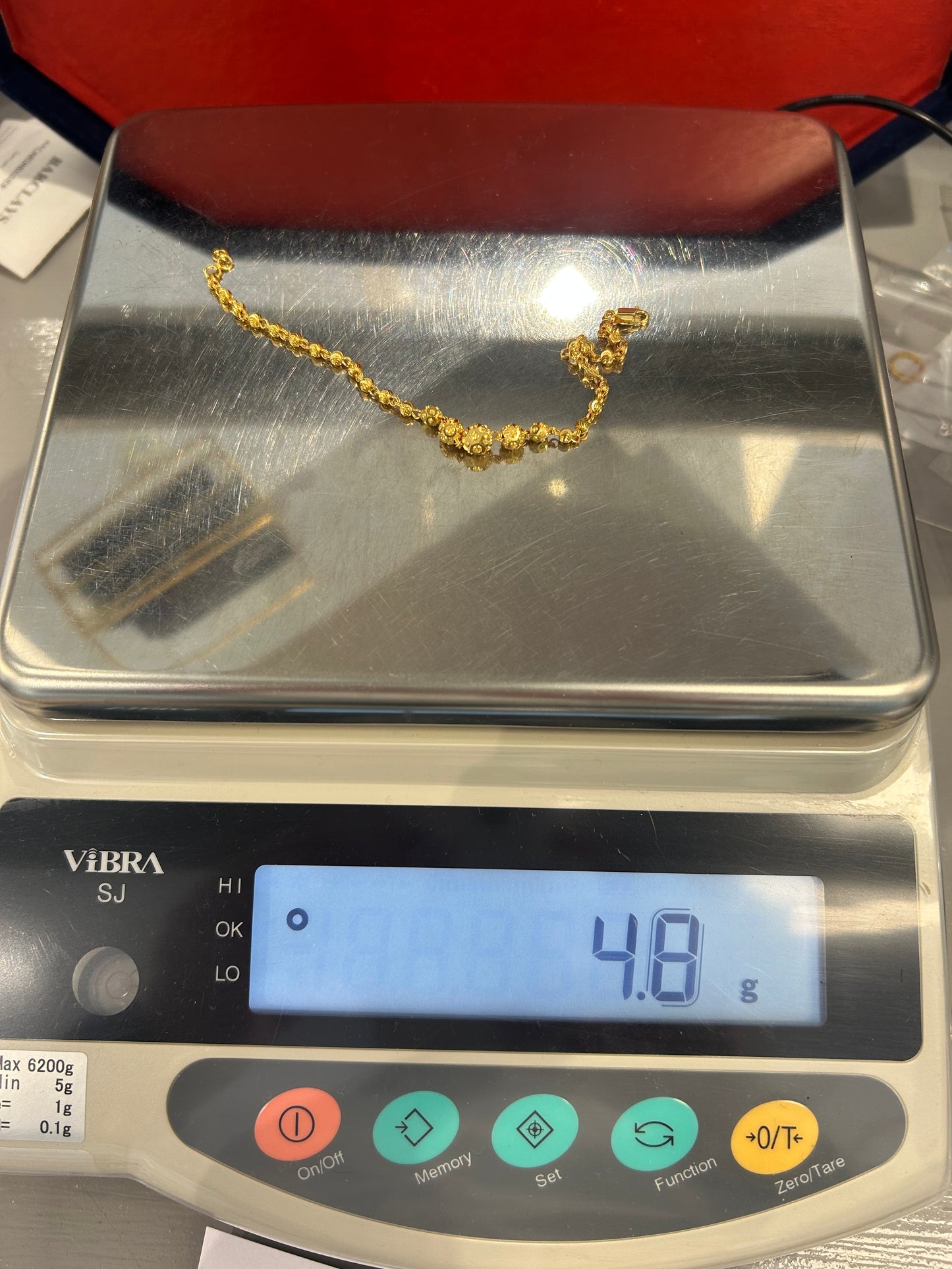 22ct Gold Bracelet – 4.8g – 7 Inch (Hallmarked)