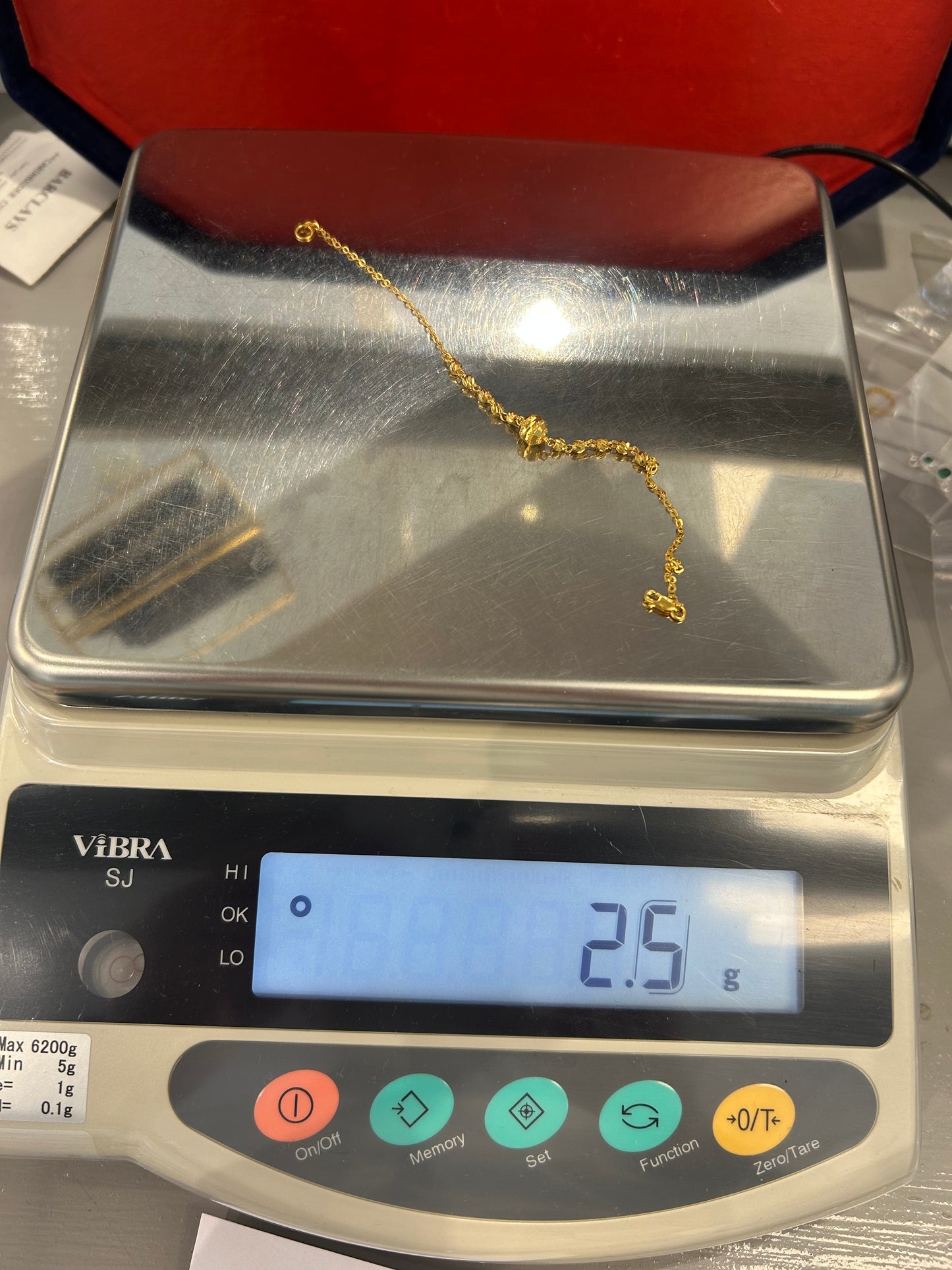22ct Gold Bracelet – 2.5g – 7.5 Inch (Hallmarked)