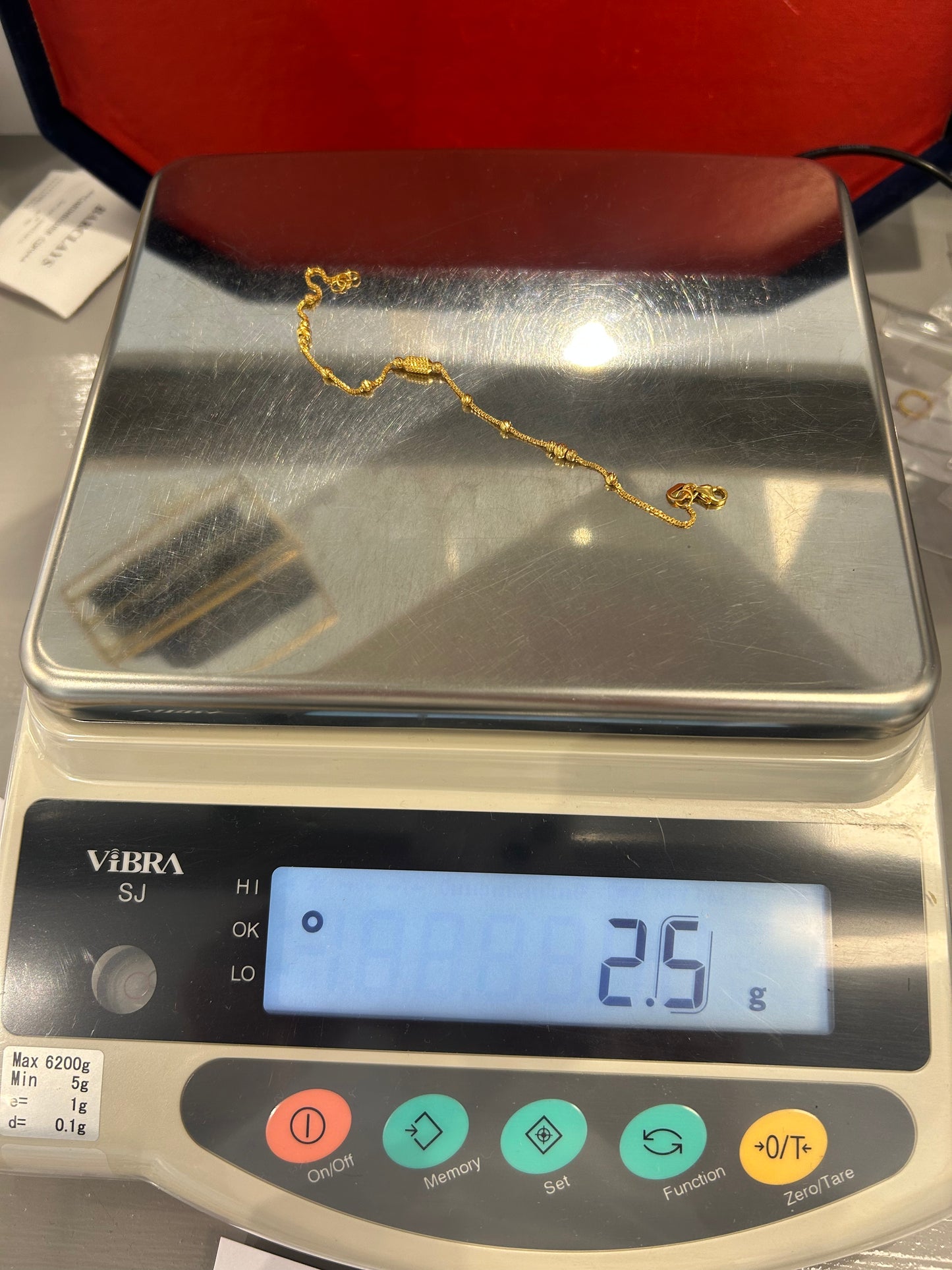 22ct Gold Bracelet – 2.5g – 7 Inch (Hallmarked)