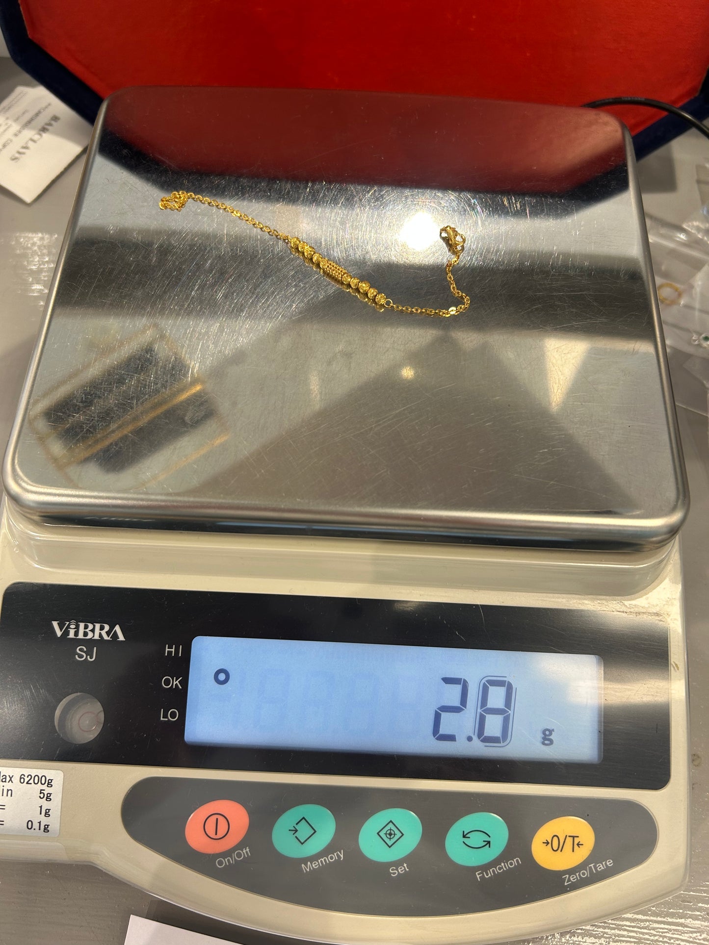 22ct Gold Bracelet – 2.8g – 7 Inch (Hallmarked)
