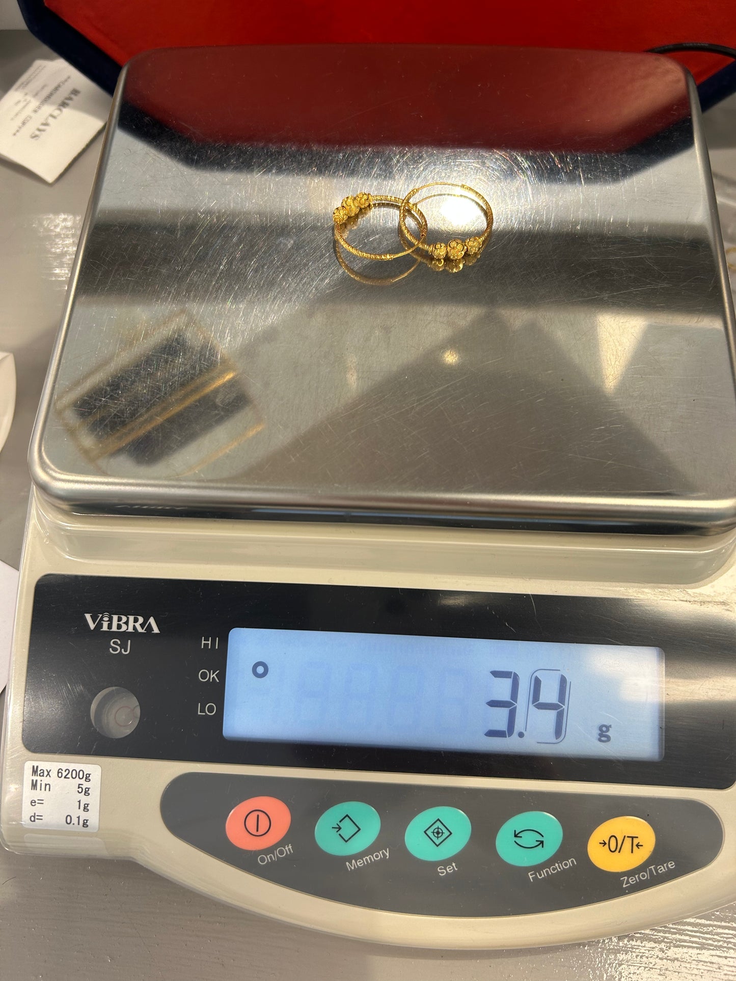22ct Gold Earrings / Balia – 3.4g (Hallmarked)