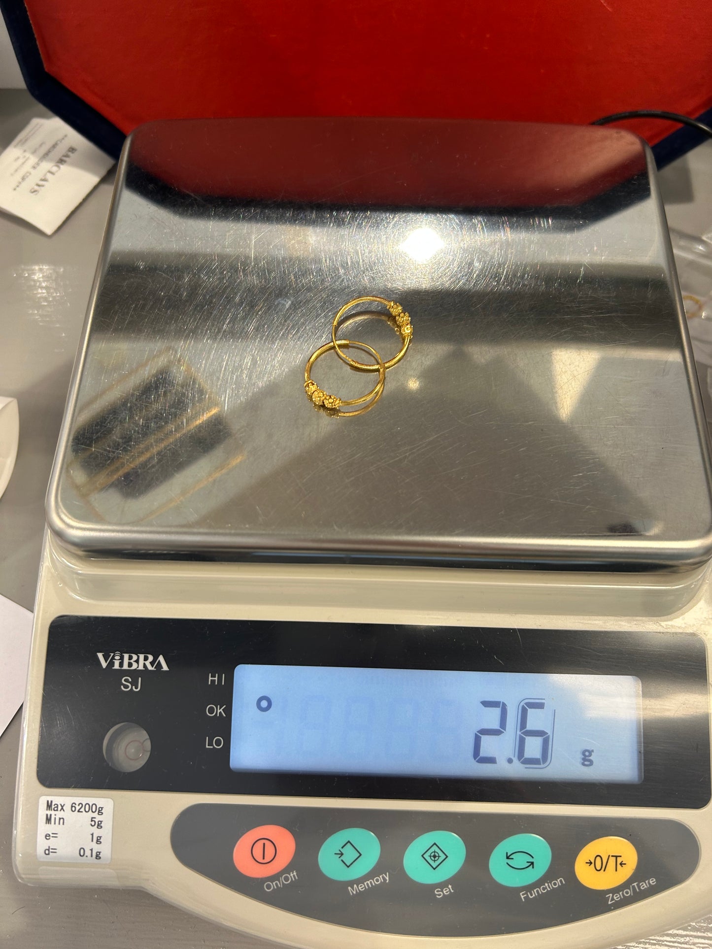22ct Gold Earrings / Balia – 2.6g (Hallmarked)