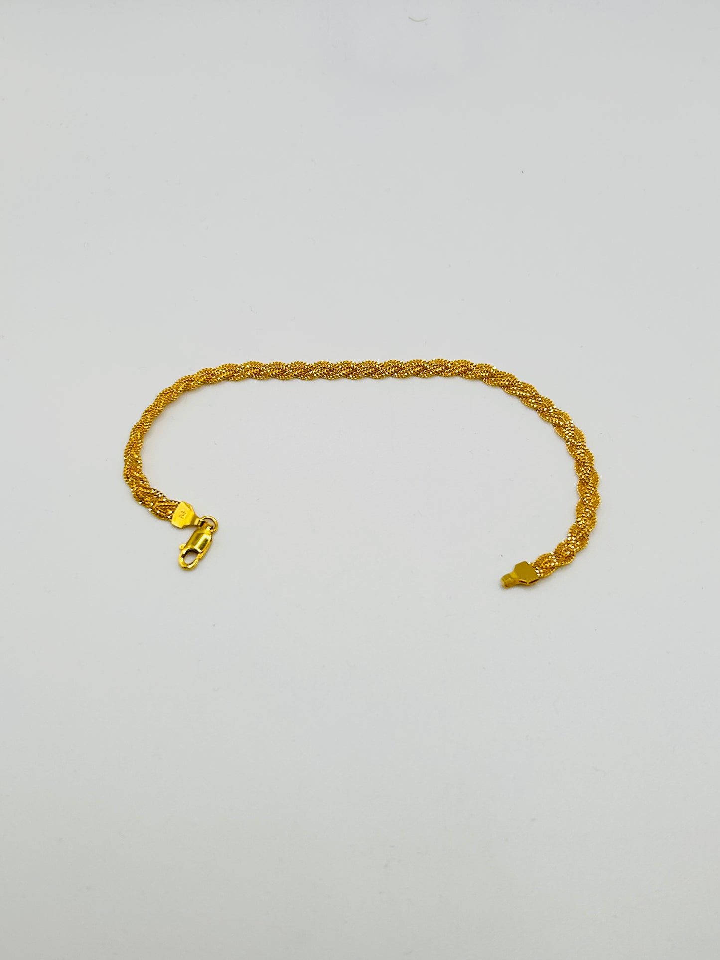 22ct Gold Bracelet – 4.6g – 7.5 Inch (Hallmarked)