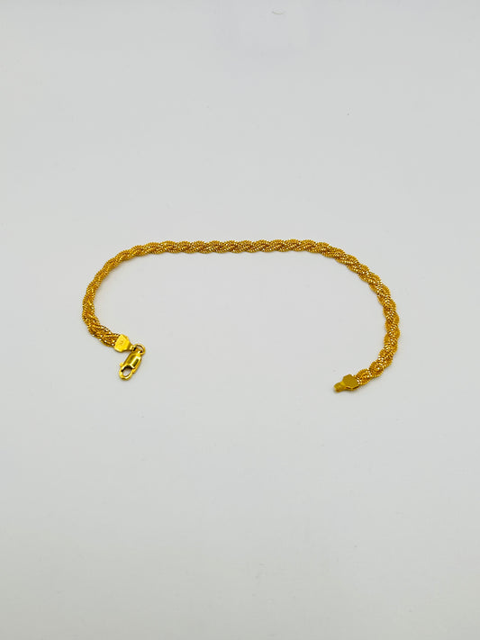 22ct Gold Bracelet – 4.6g – 7.5 Inch (Hallmarked)