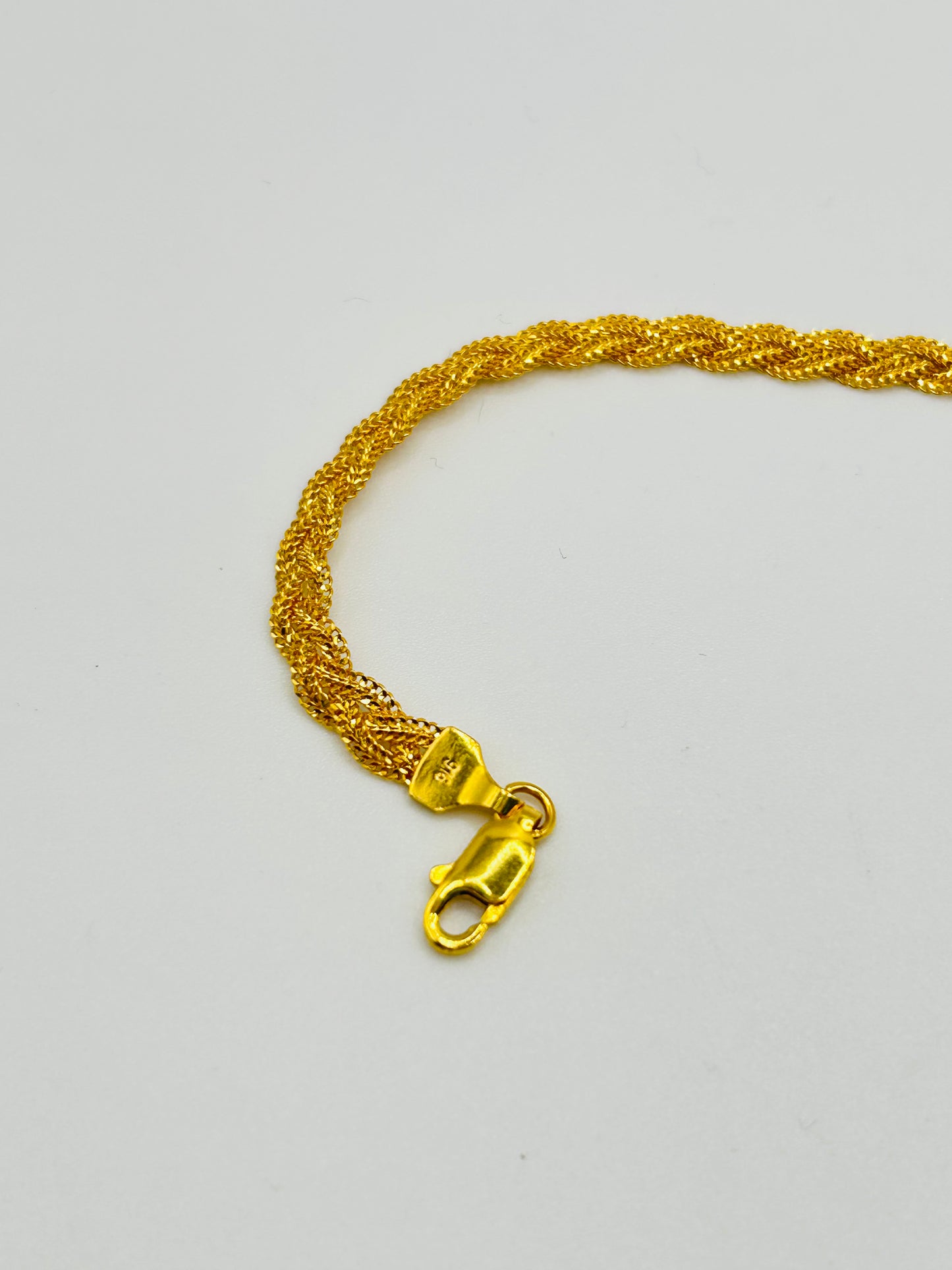 22ct Gold Bracelet – 4.6g – 7.5 Inch (Hallmarked)